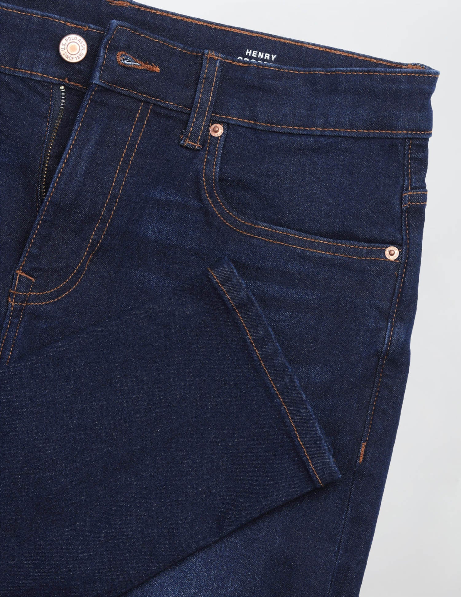 Henry Tapered Fit Blue Jeans - Image 2