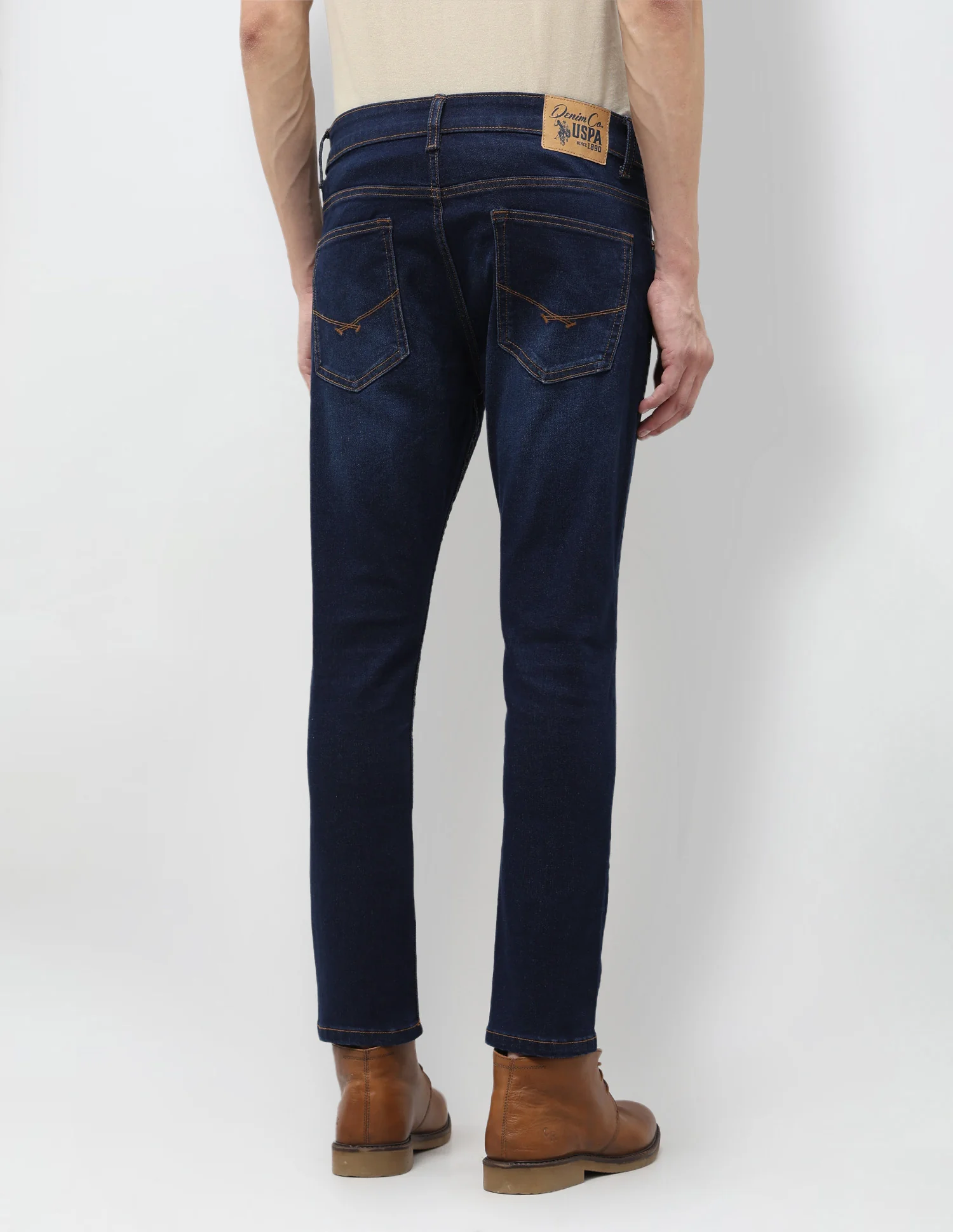 Henry Tapered Fit Blue Jeans - Image 5