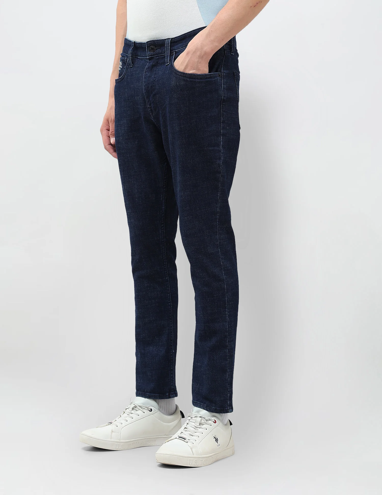 Henry Tapered Fit Blue Jeans - Image 4
