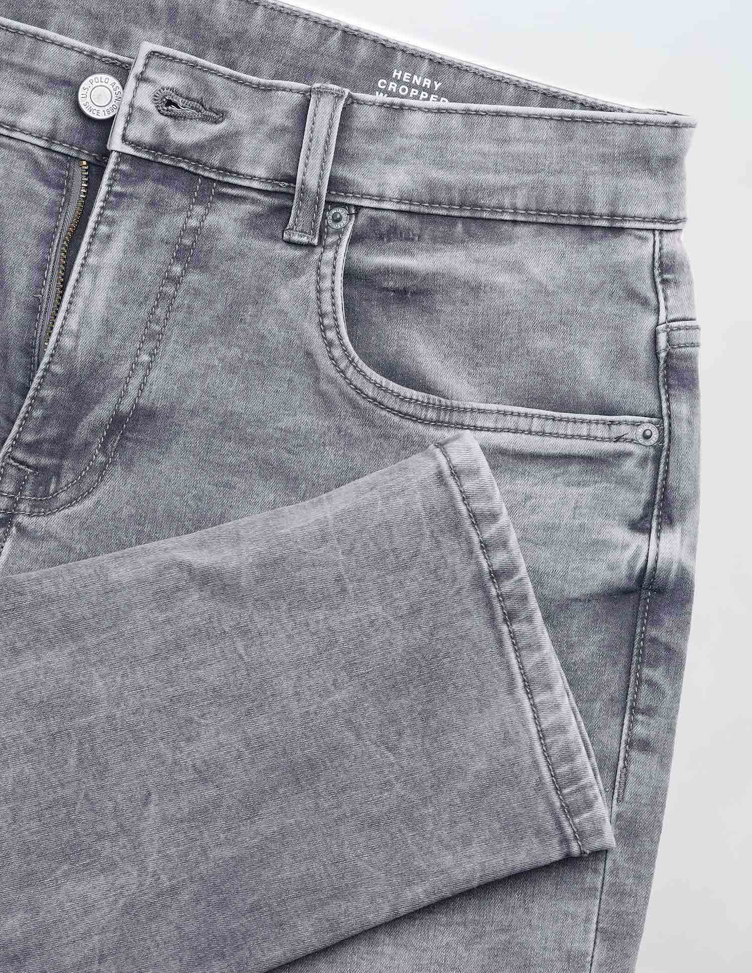 Henry Tapered Fit Grey Jeans - Image 2