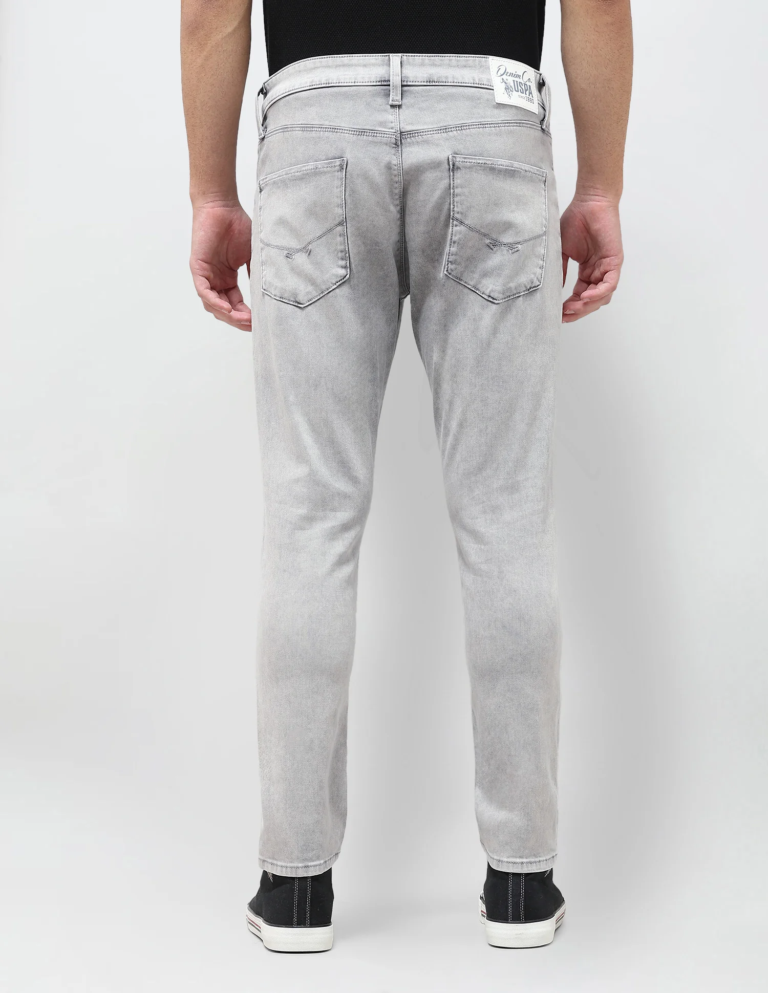 Henry Tapered Fit Grey Jeans - Image 5