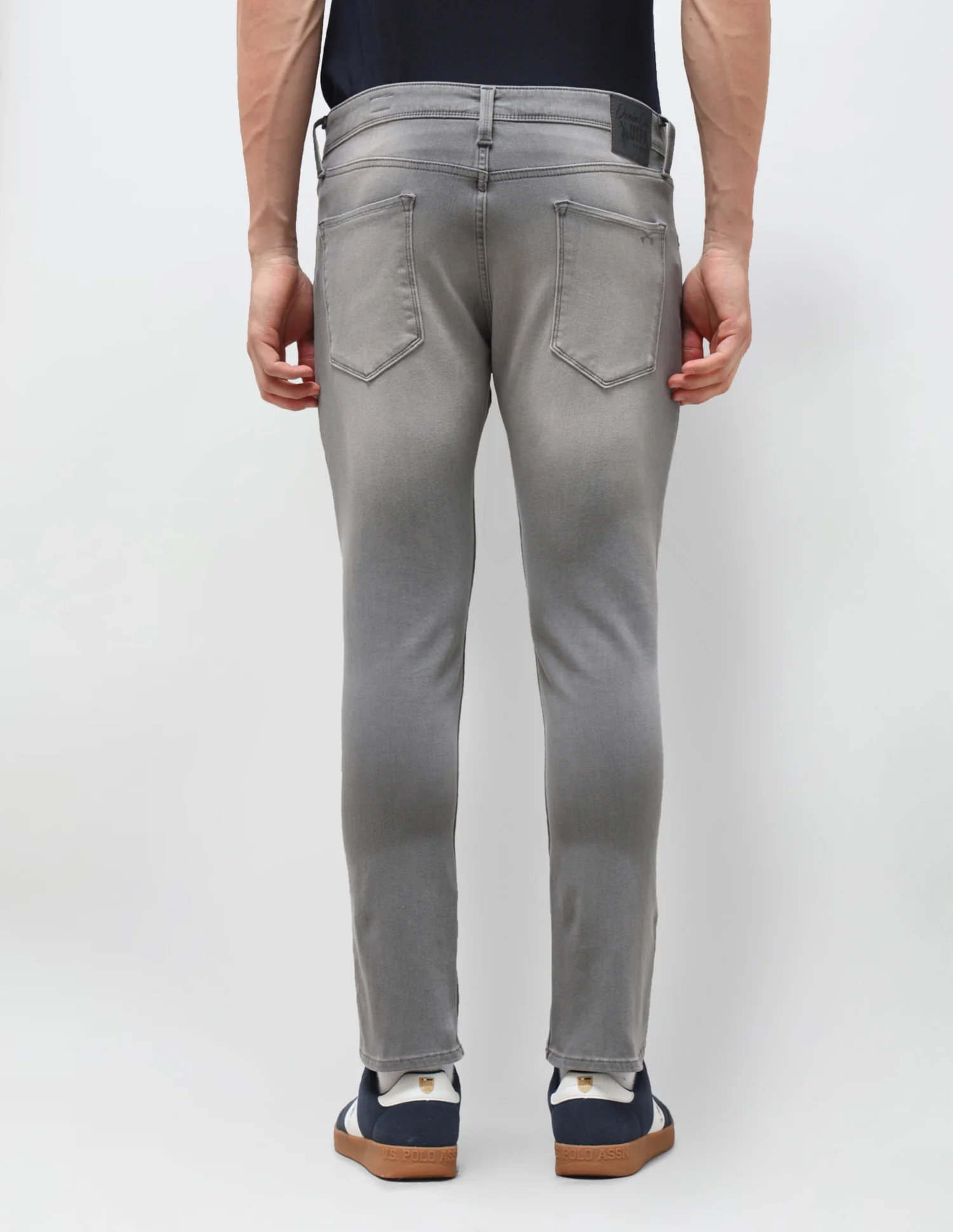 Henry Tapered Fit Grey Jeans - Image 5