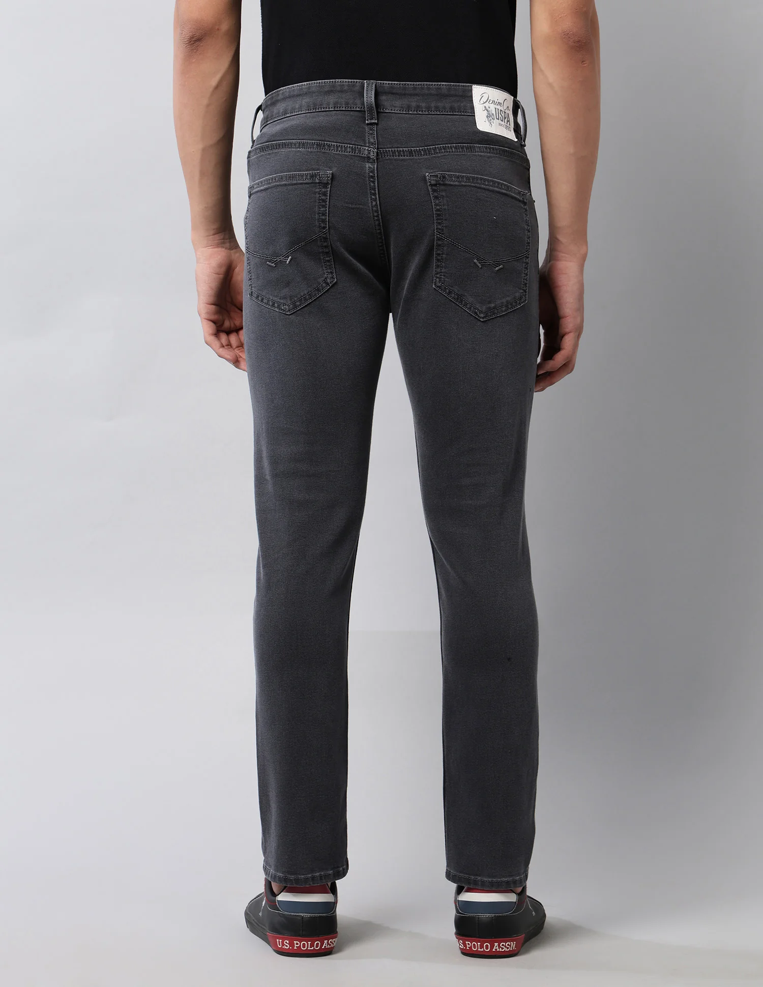 Henry Tapered Fit Grey Jeans - Image 5