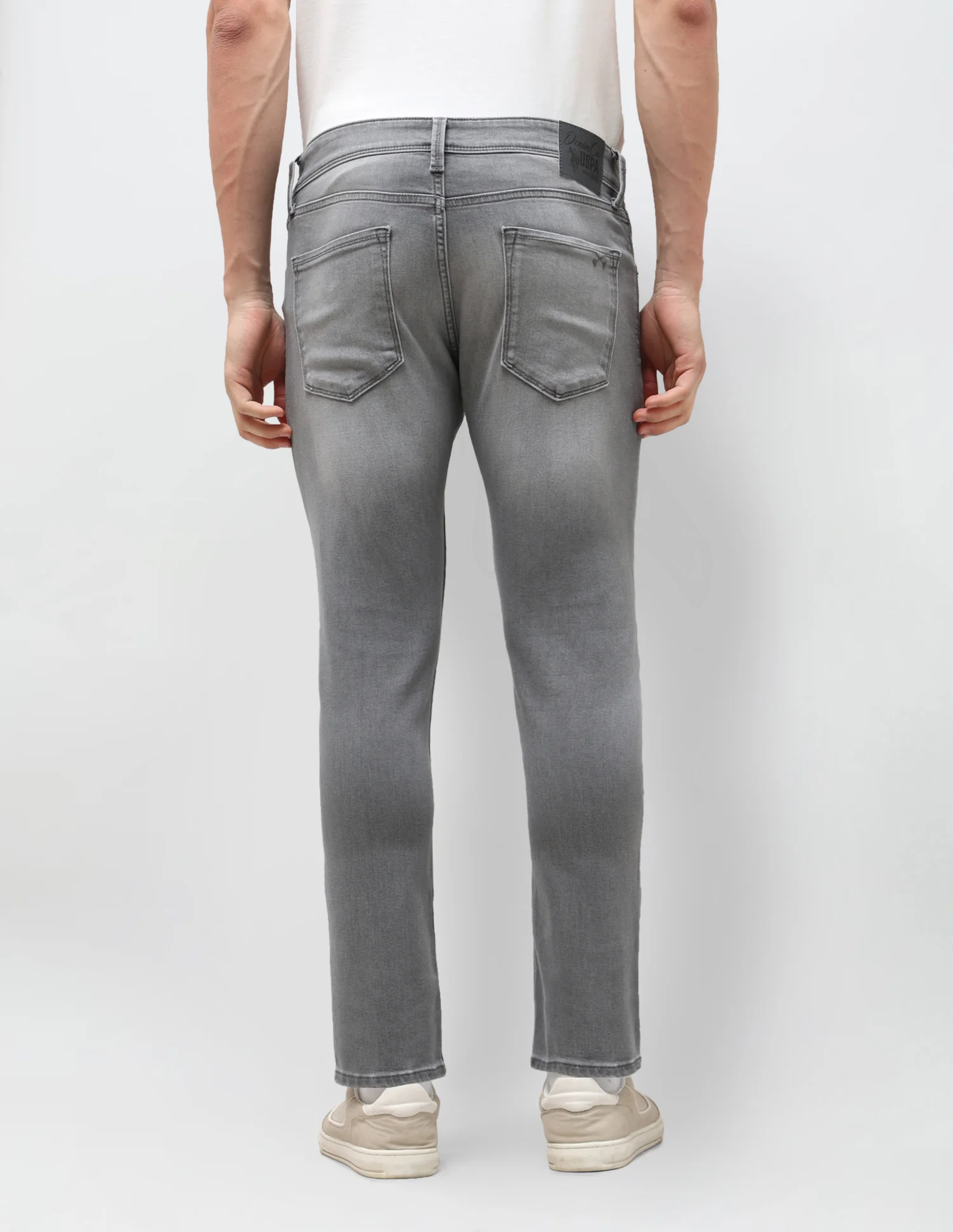 Henry Tapered Fit Grey Jeans - Image 5