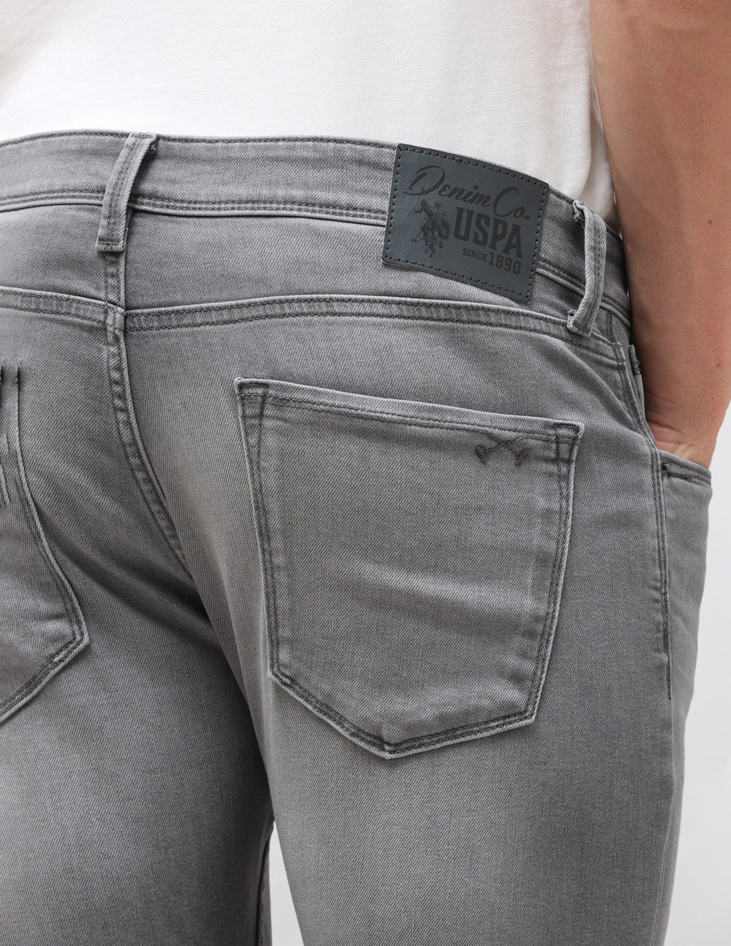 Henry Tapered Fit Grey Jeans - Image 8