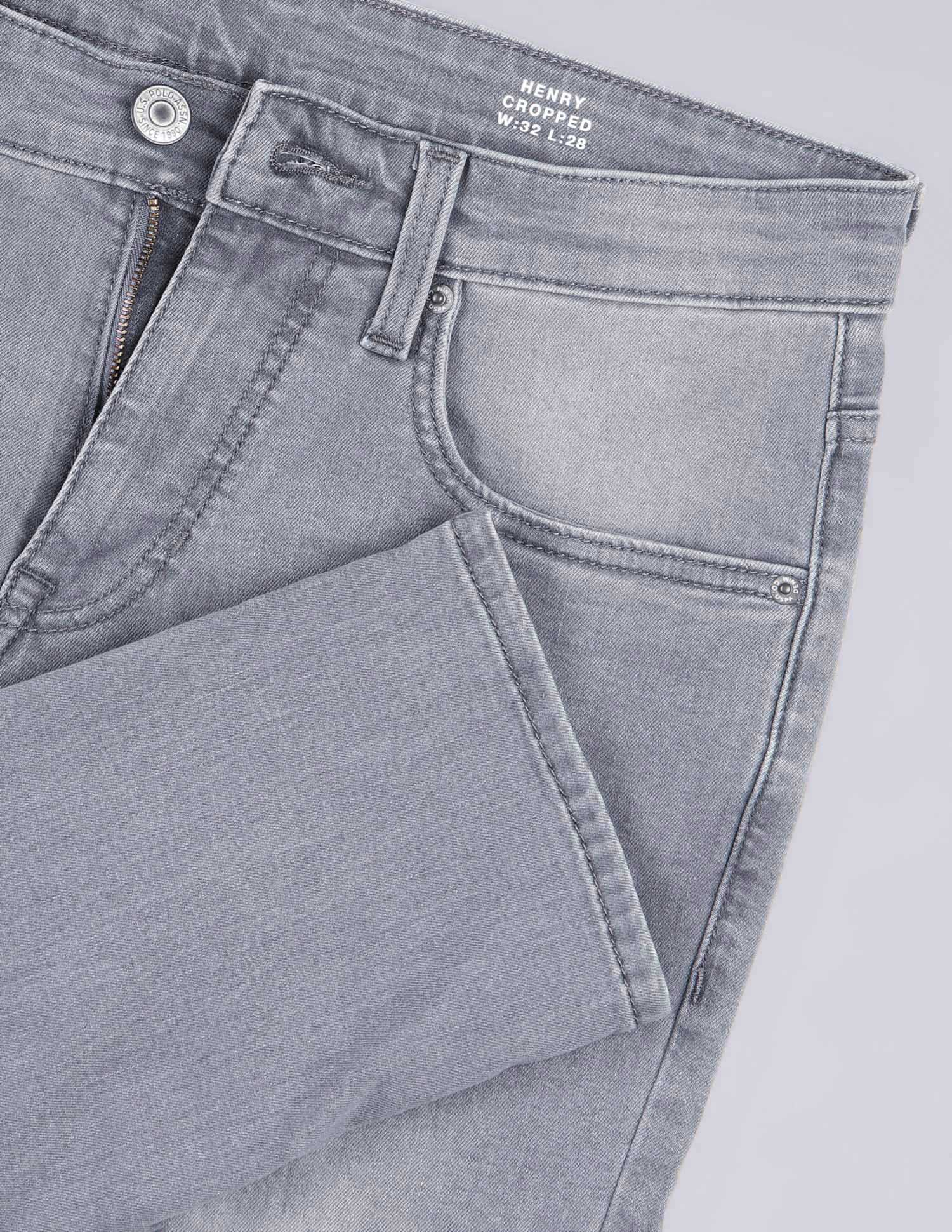 Henry Tapered Fit Grey Jeans - Image 2