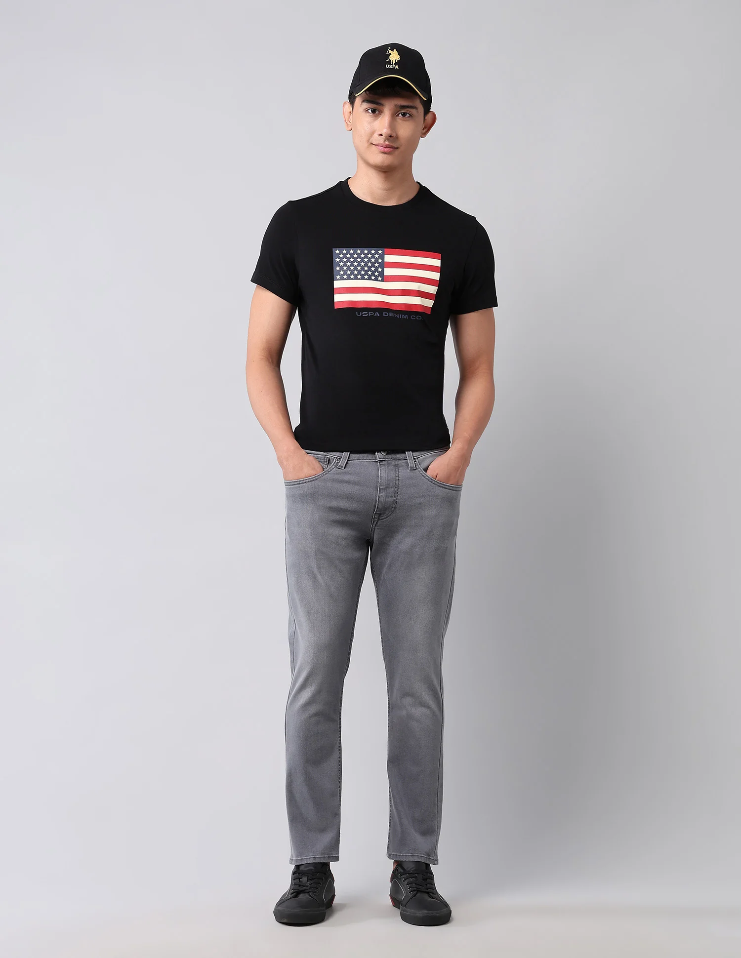 Henry Tapered Fit Grey Jeans - Image 3