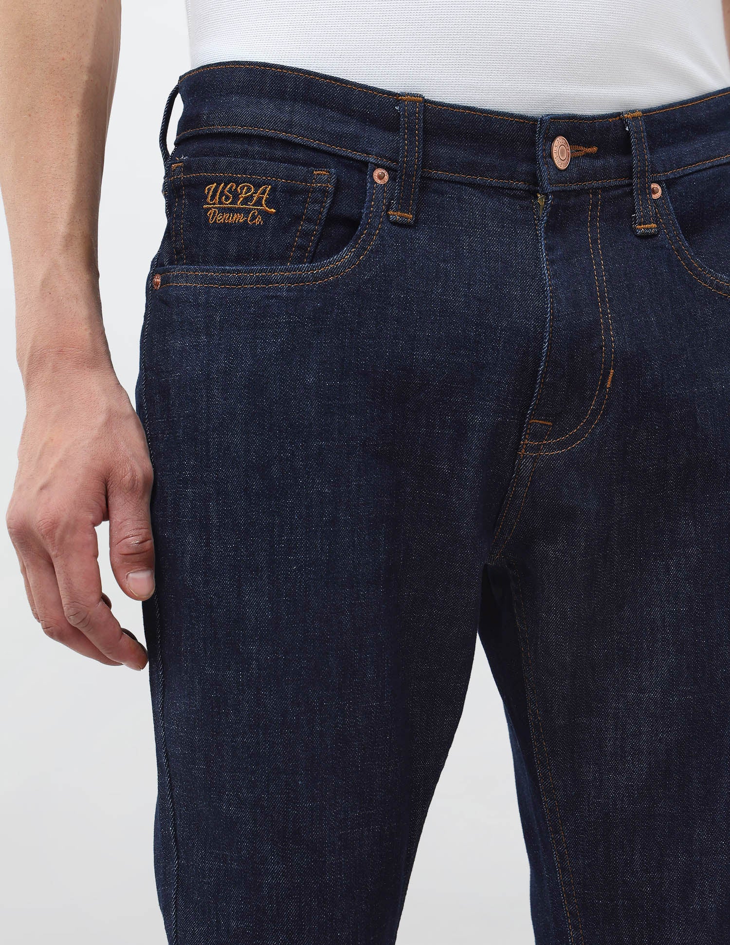 Henry Tapered Fit Mid Rise Jeans - Image 7