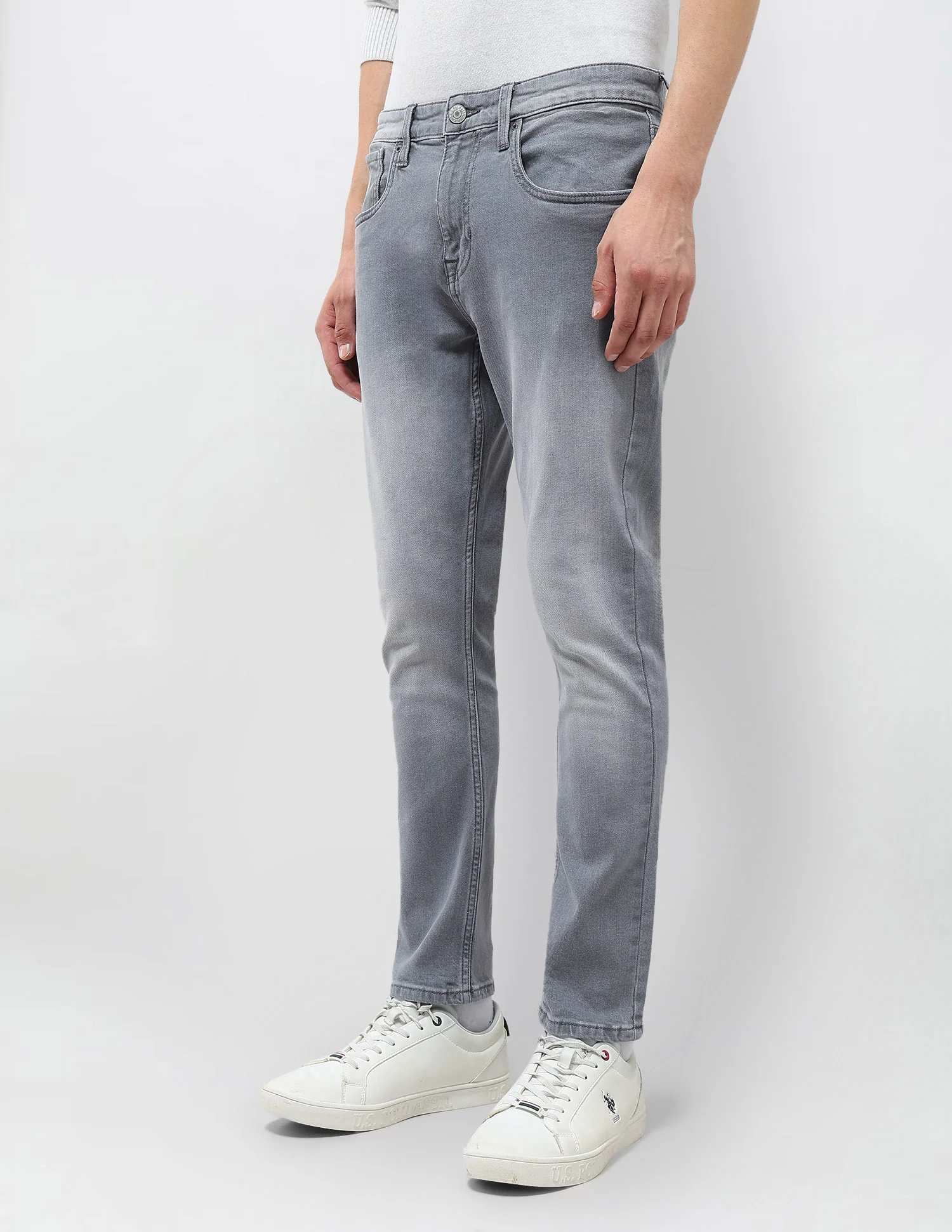 Henry Tapered Fit Stone Washed Jeans - Image 4
