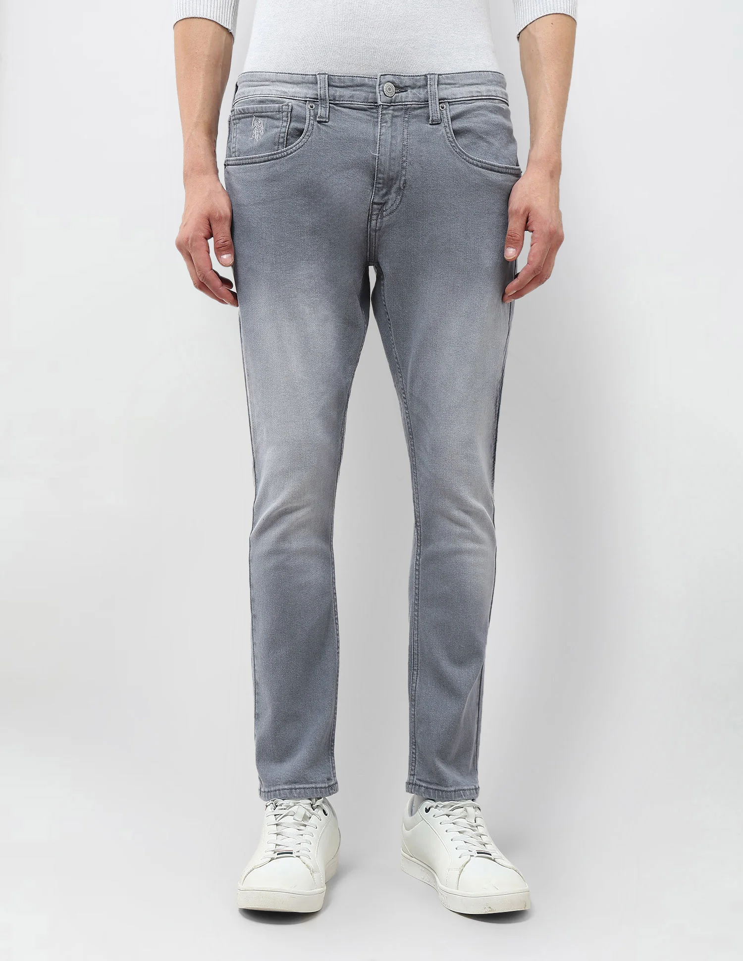Henry Tapered Fit Stone Washed Jeans - Image 6