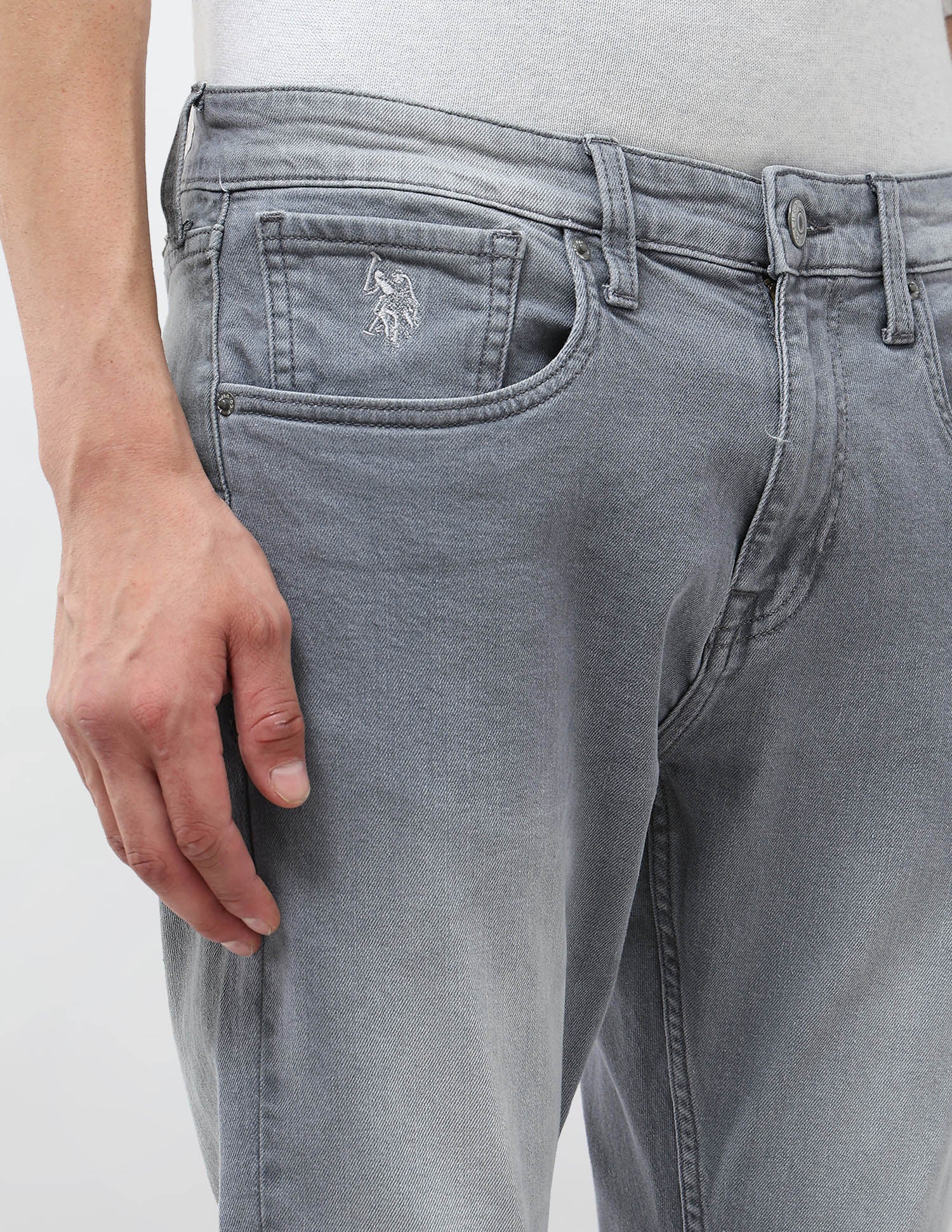 Henry Tapered Fit Stone Washed Jeans - Image 7