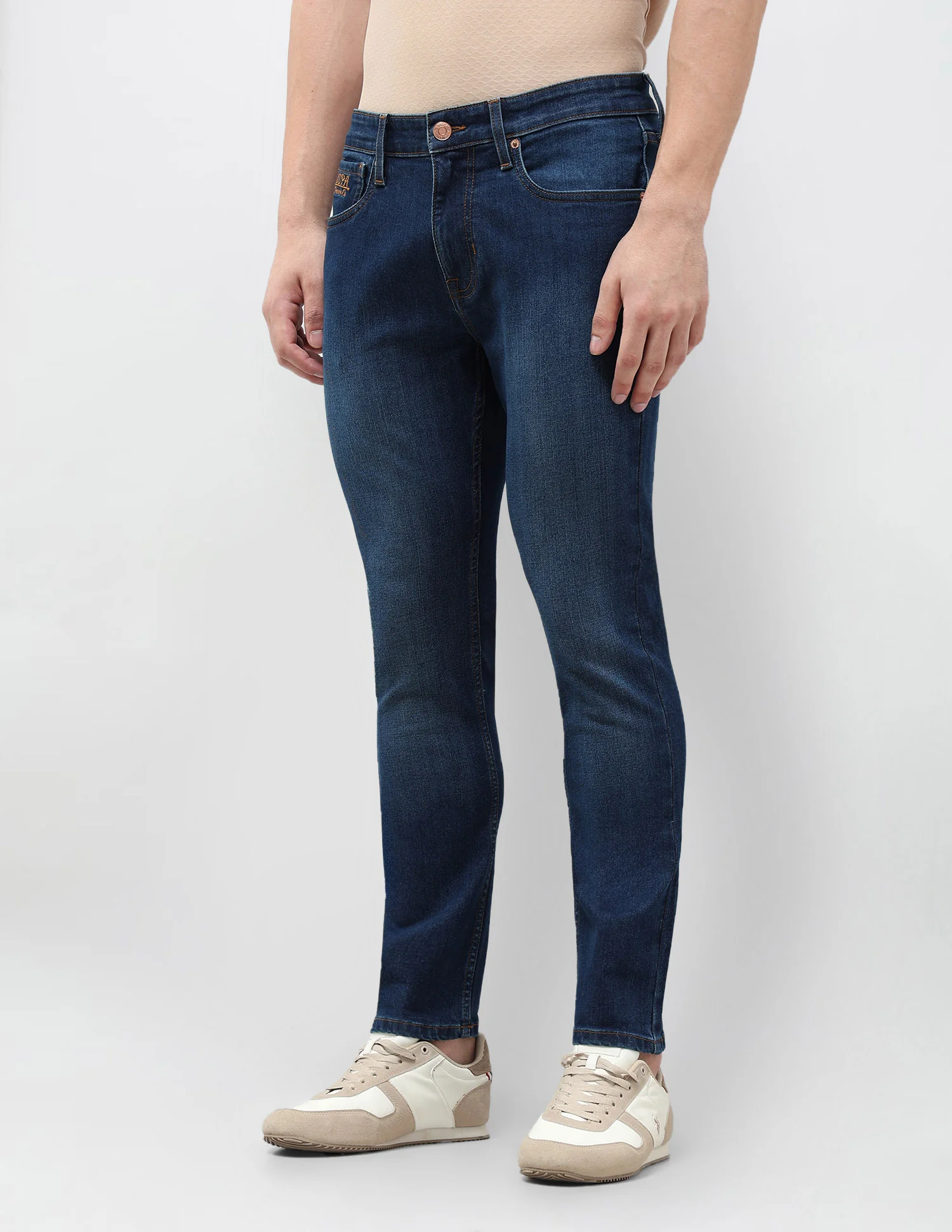 Henry Tapered Fit Stone Washed Jeans - Image 4