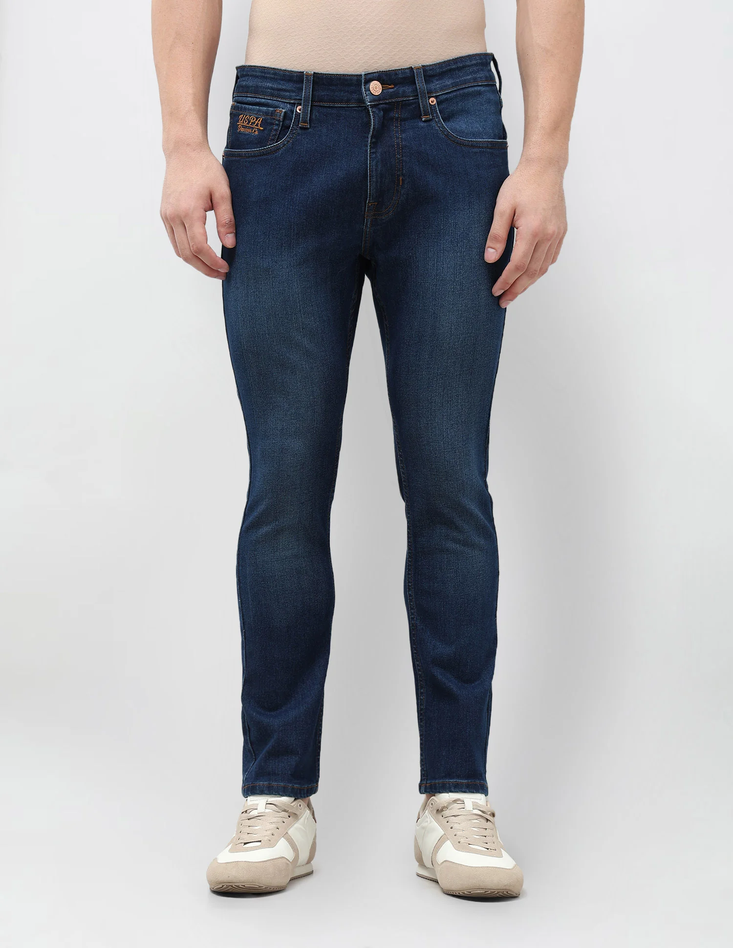 Henry Tapered Fit Stone Washed Jeans - Image 6