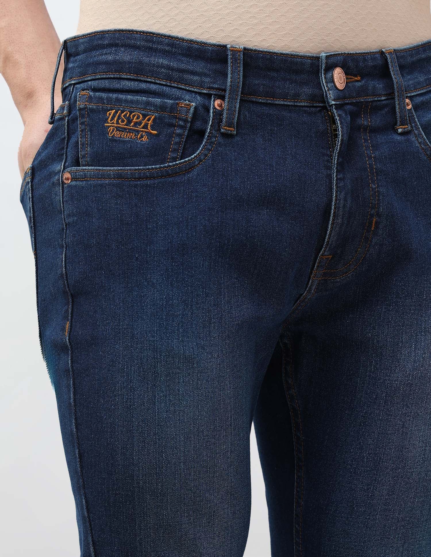 Henry Tapered Fit Stone Washed Jeans - Image 7