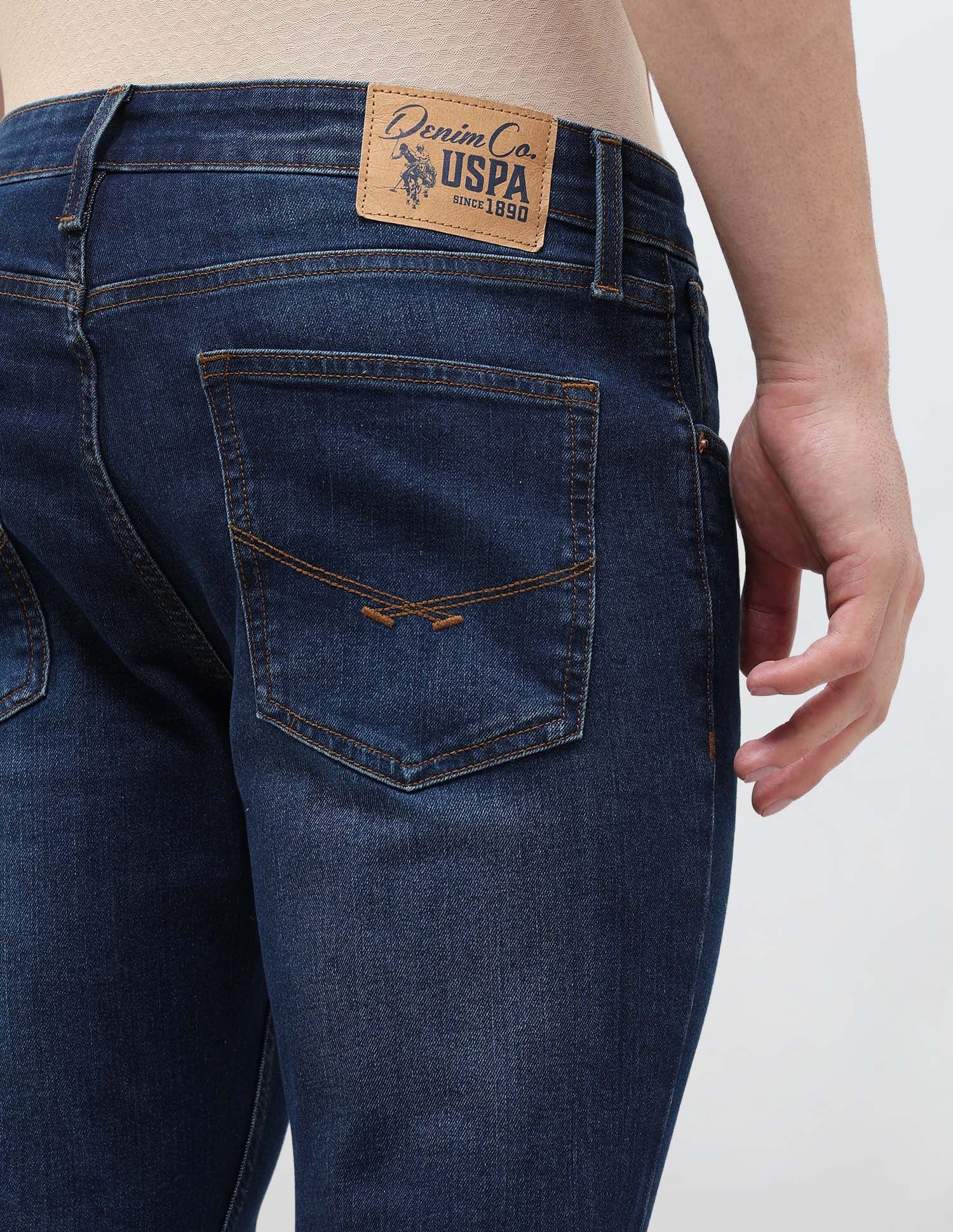 Henry Tapered Fit Stone Washed Jeans - Image 8