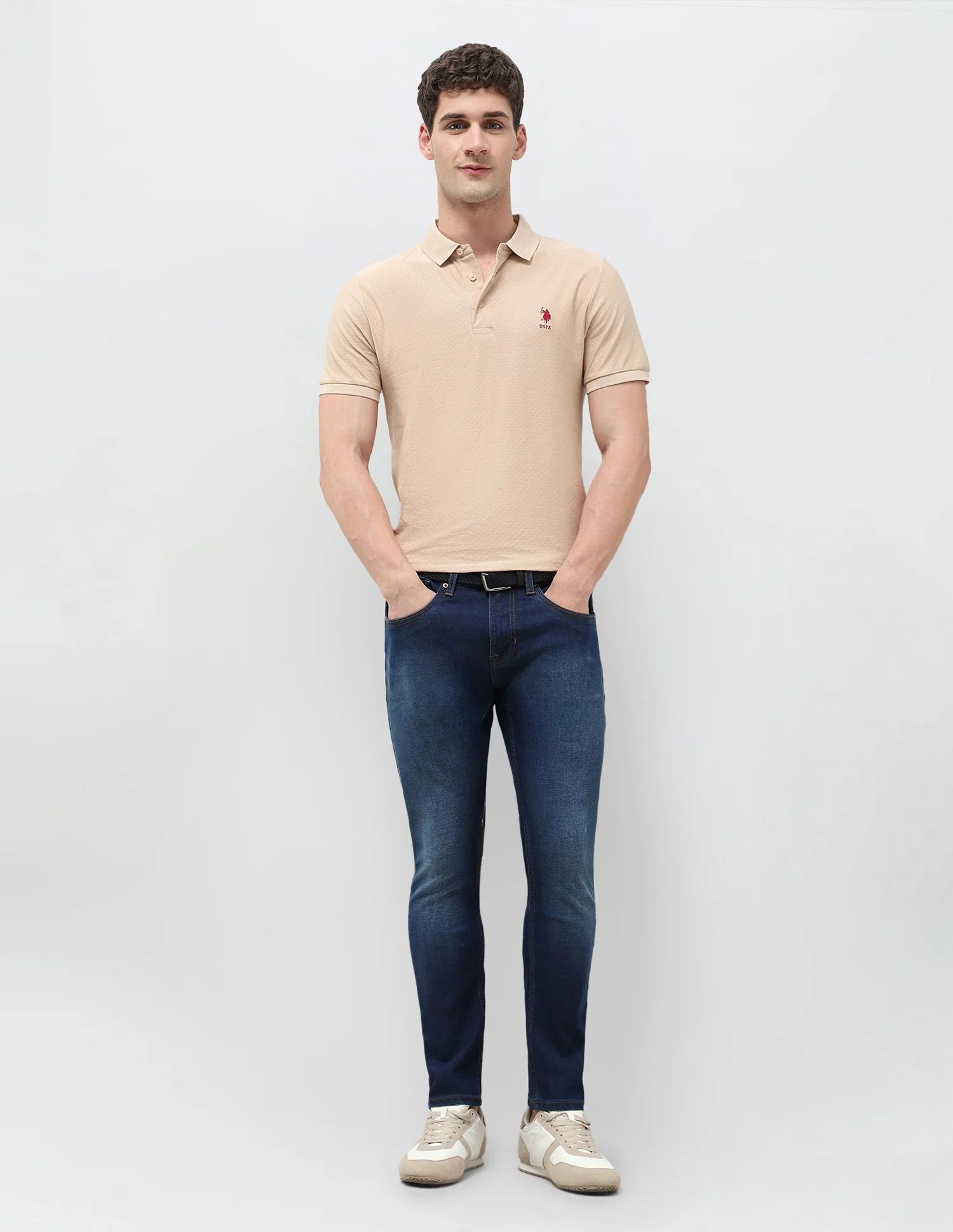 Henry Tapered Fit Stone Washed Jeans - Image 3