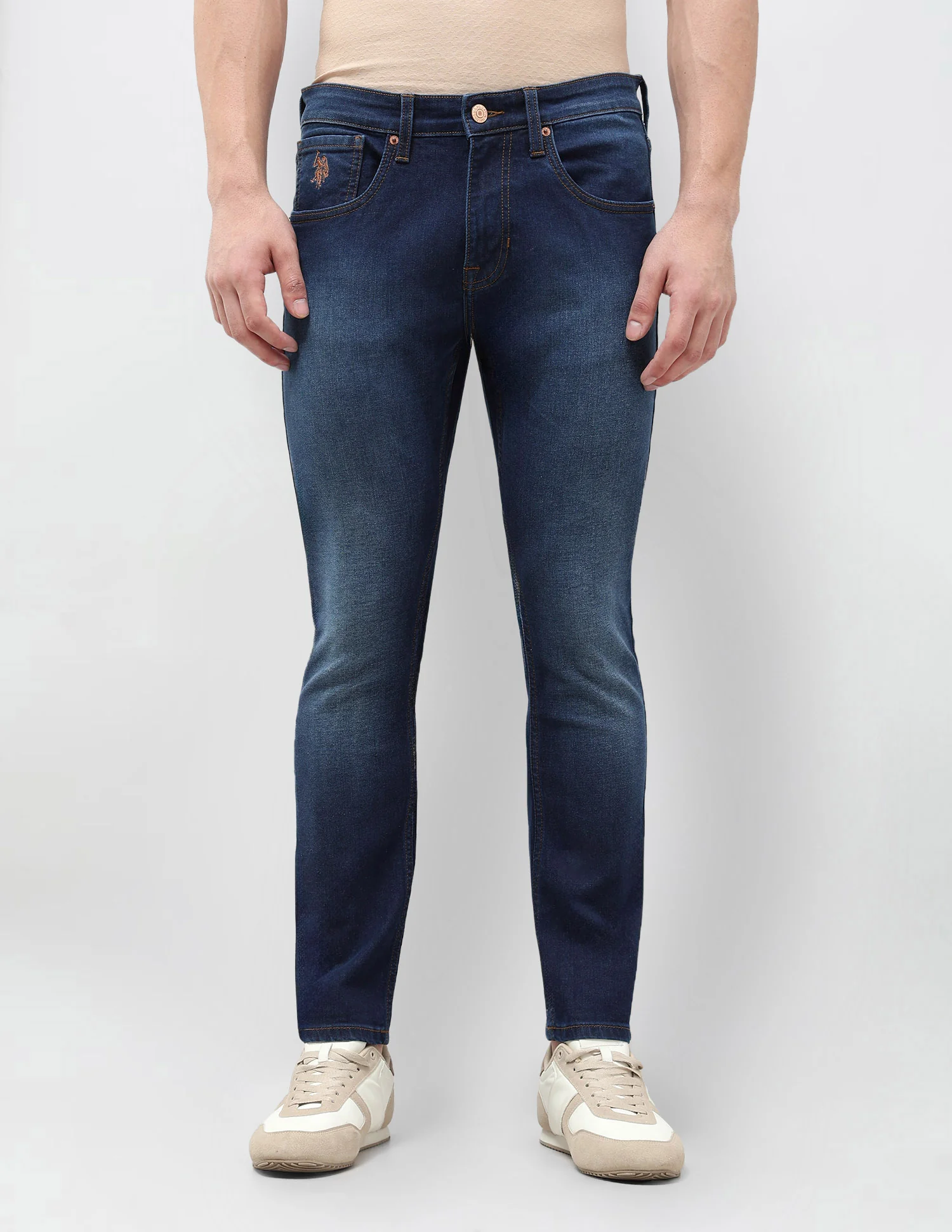 Henry Tapered Fit Stone Washed Jeans - Image 6