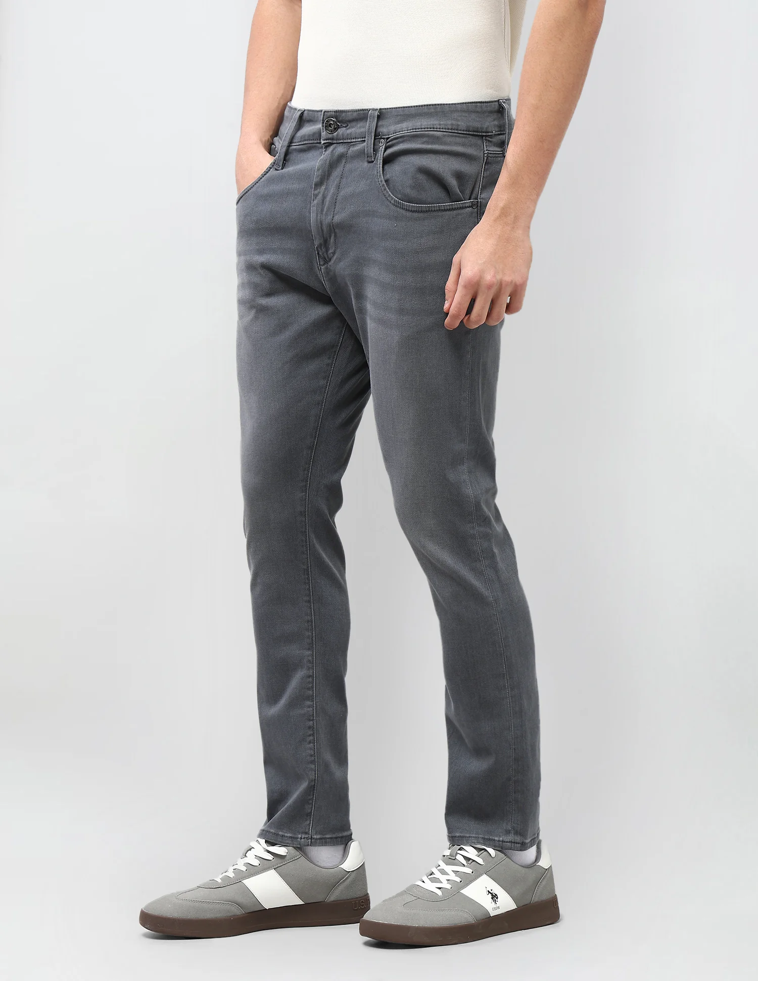 Henry Tapered Fit Whiskered Jeans - Image 4