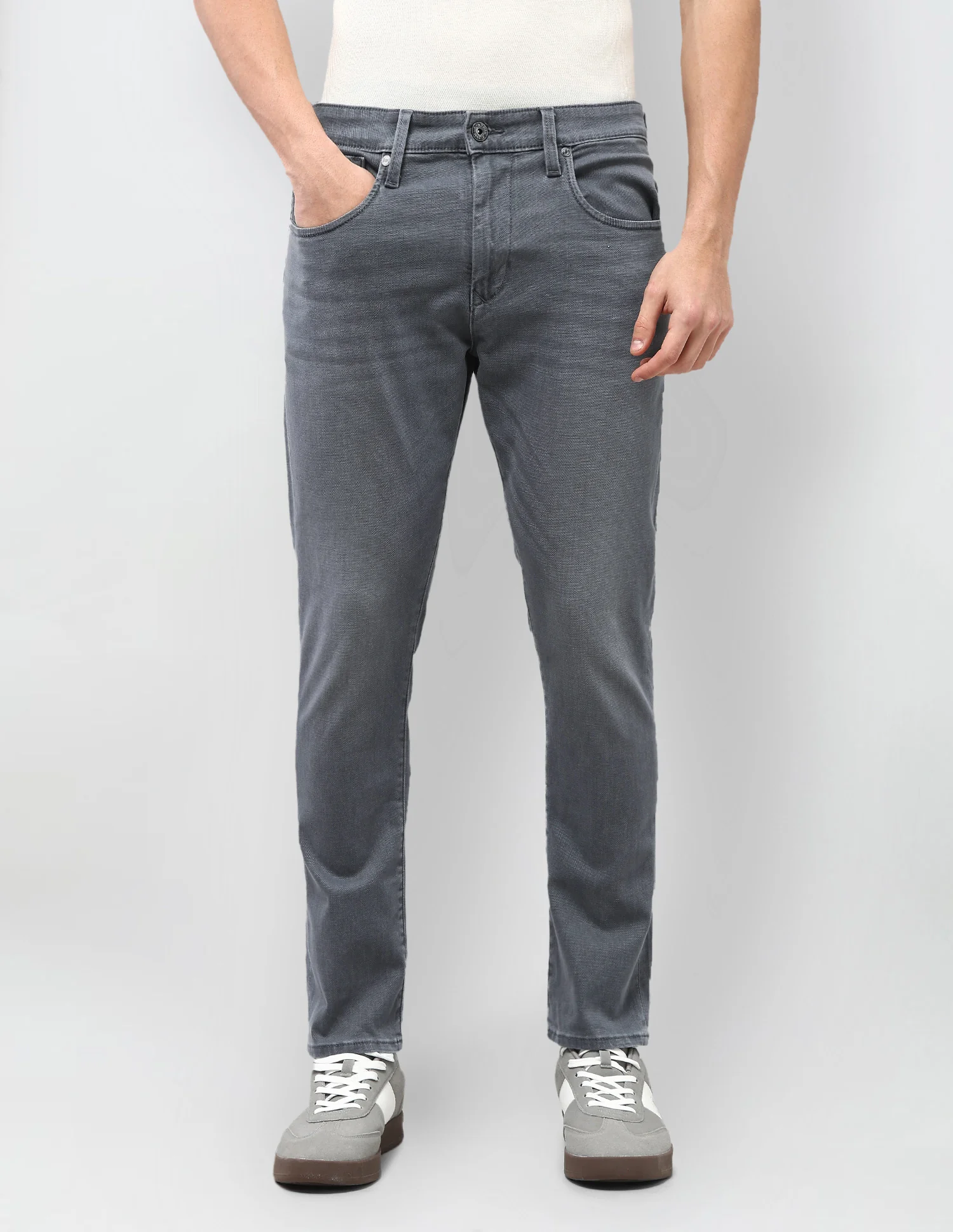 Henry Tapered Fit Whiskered Jeans - Image 6
