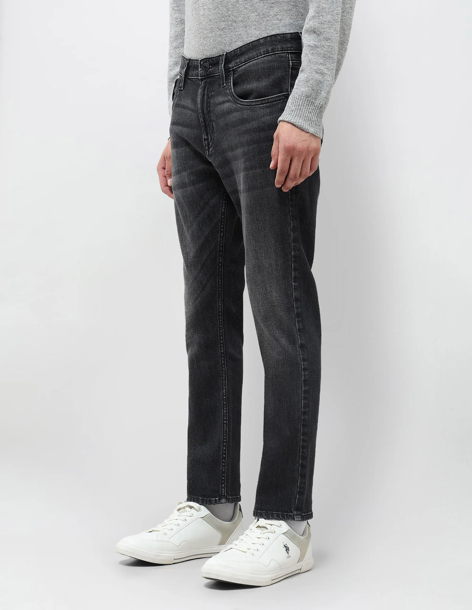 Henry Tapered Fit Whiskered Jeans - Image 4