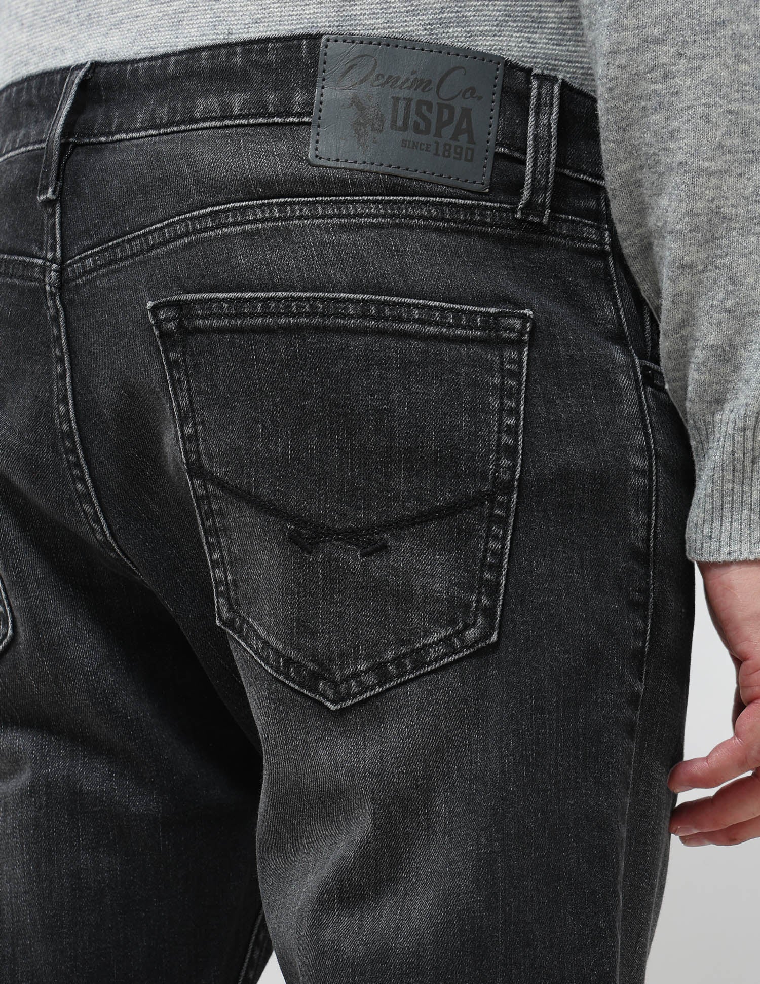 Henry Tapered Fit Whiskered Jeans - Image 8