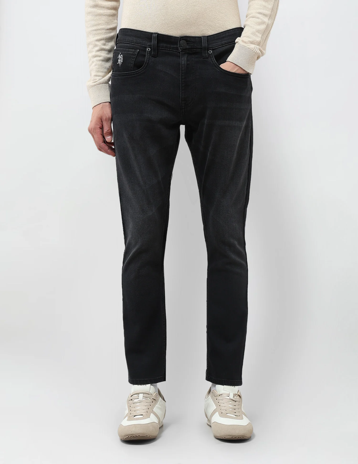 Henry Tapered Fit Whiskered Jeans - Image 6