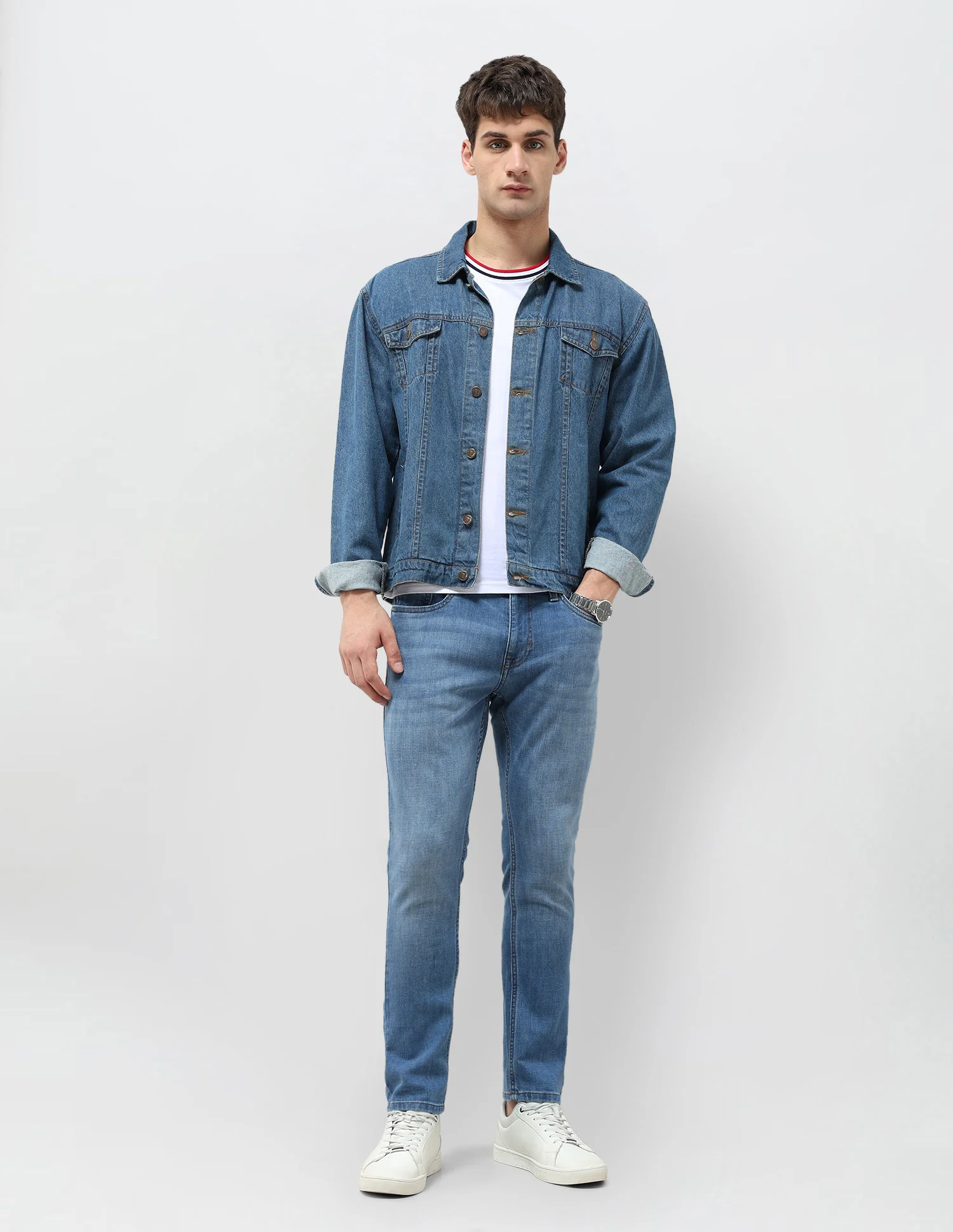 Henry Tapered Fit Whiskered Jeans - Image 3