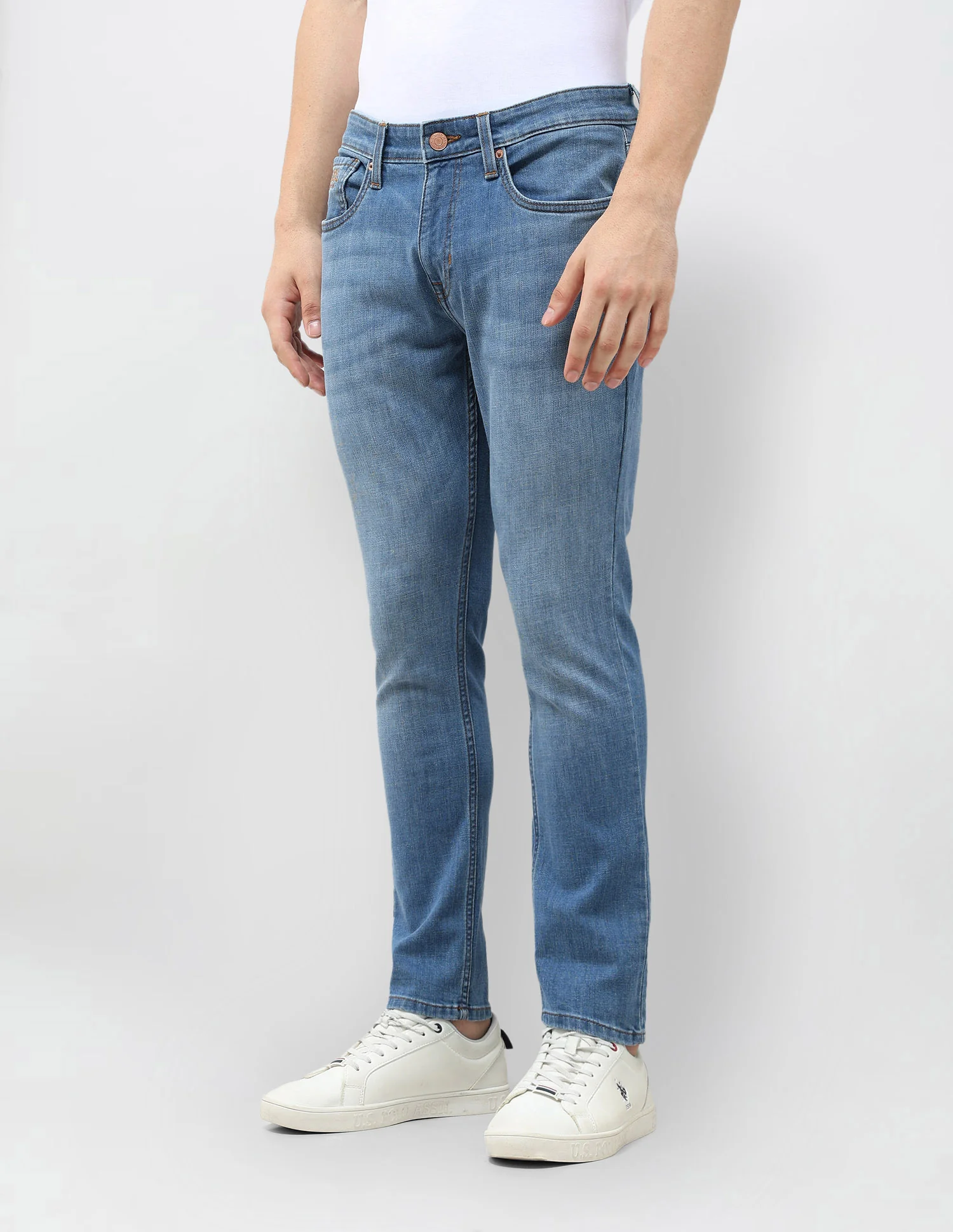 Henry Tapered Fit Whiskered Jeans - Image 4