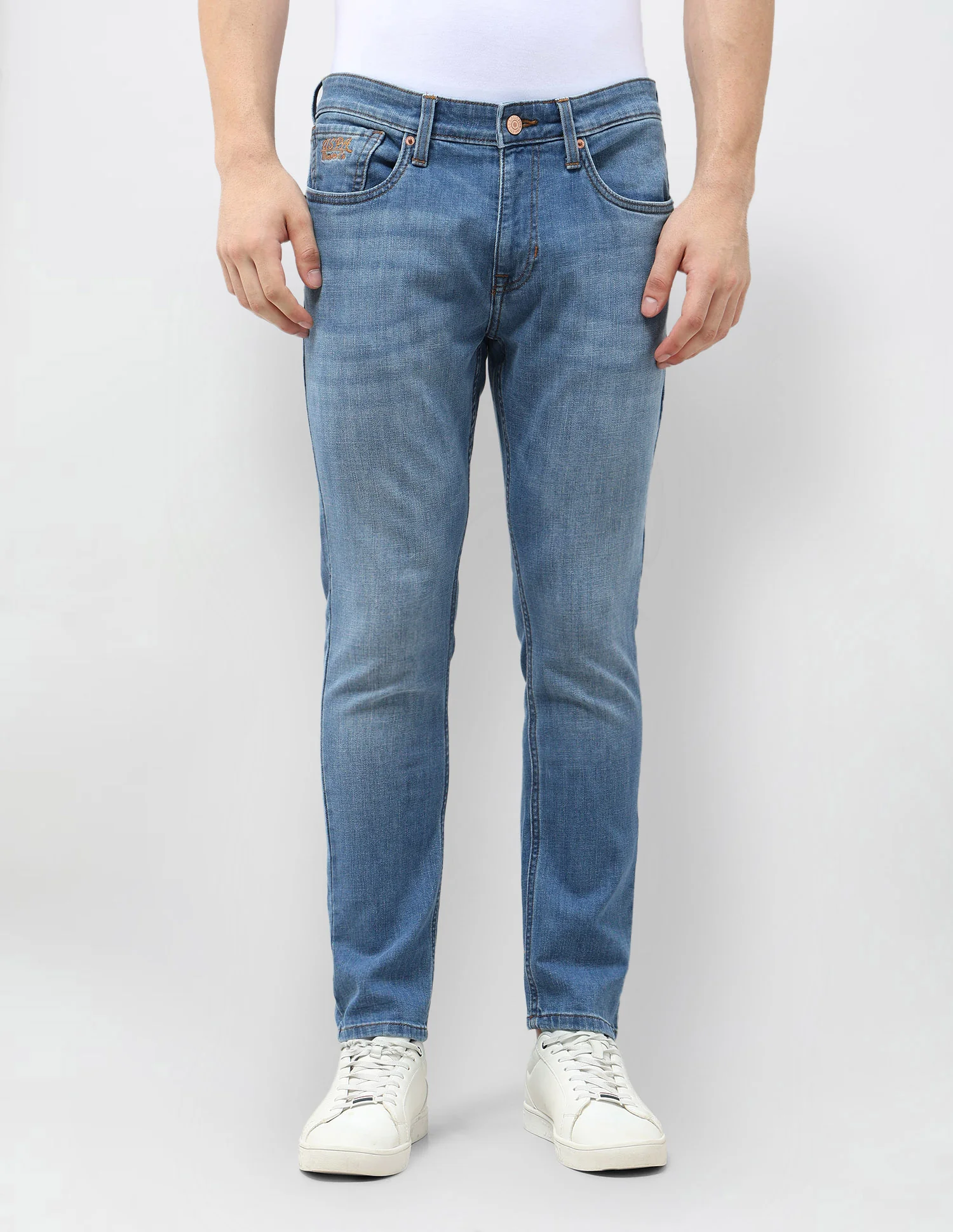 Henry Tapered Fit Whiskered Jeans - Image 6