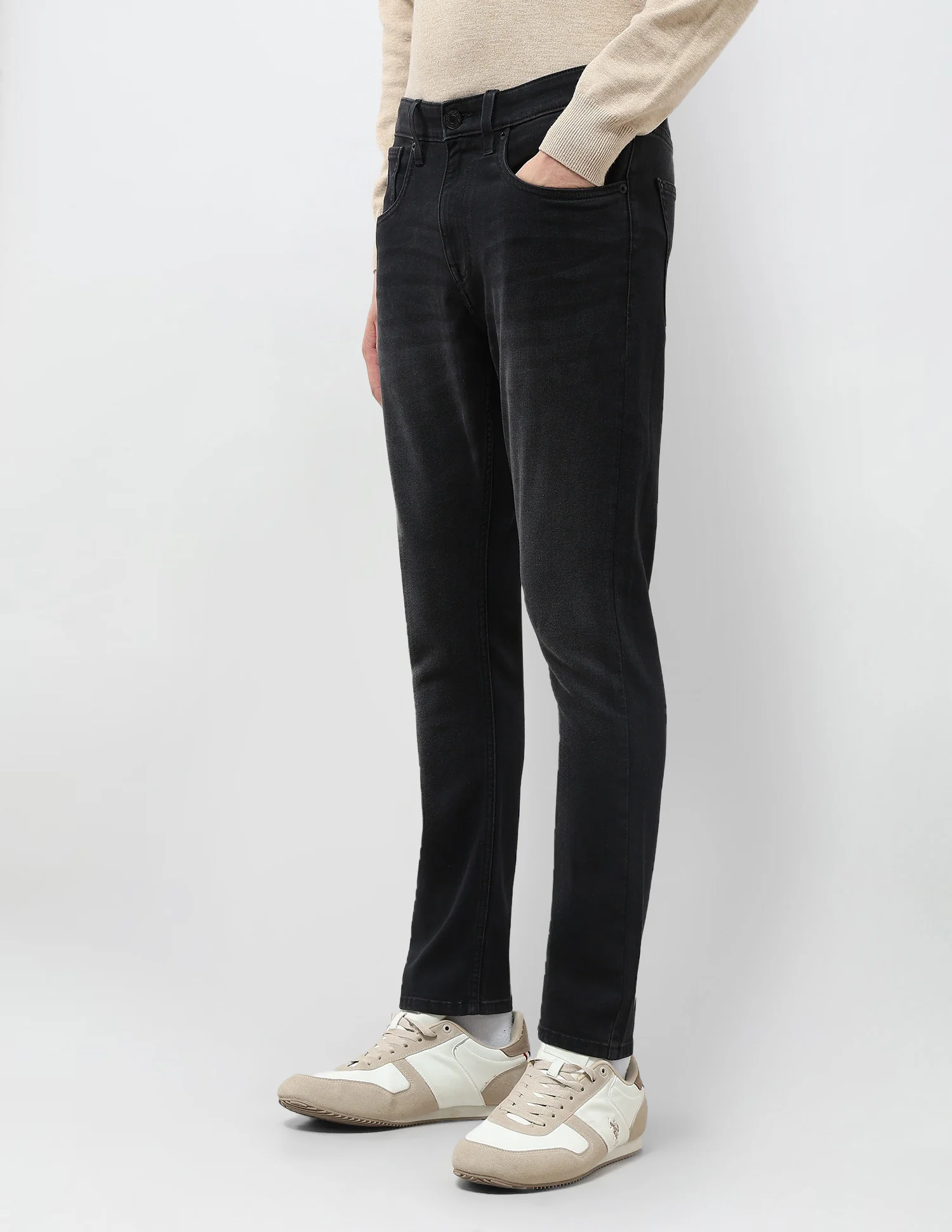Henry Tapered Fit Whiskered Jeans - Image 4