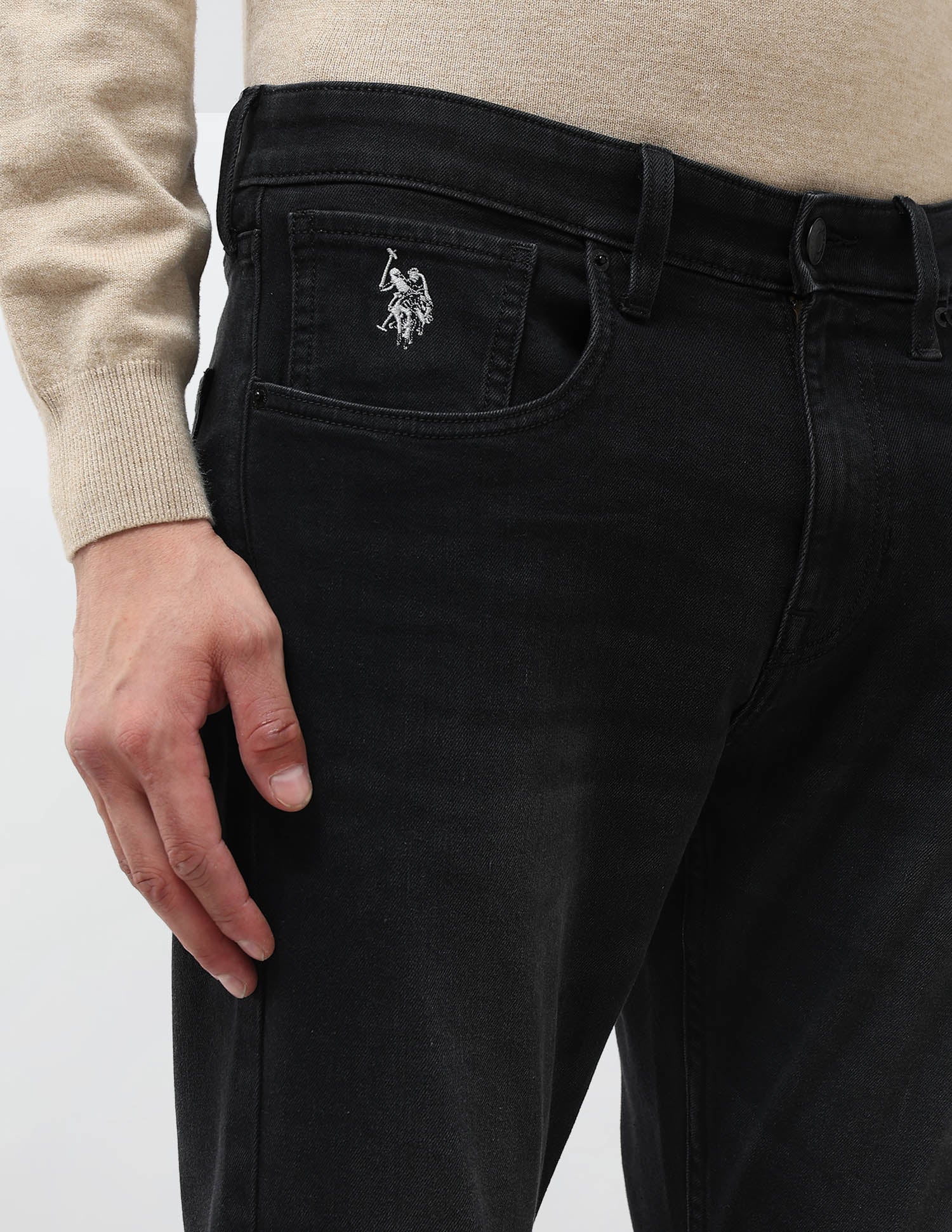 Henry Tapered Fit Whiskered Jeans - Image 7