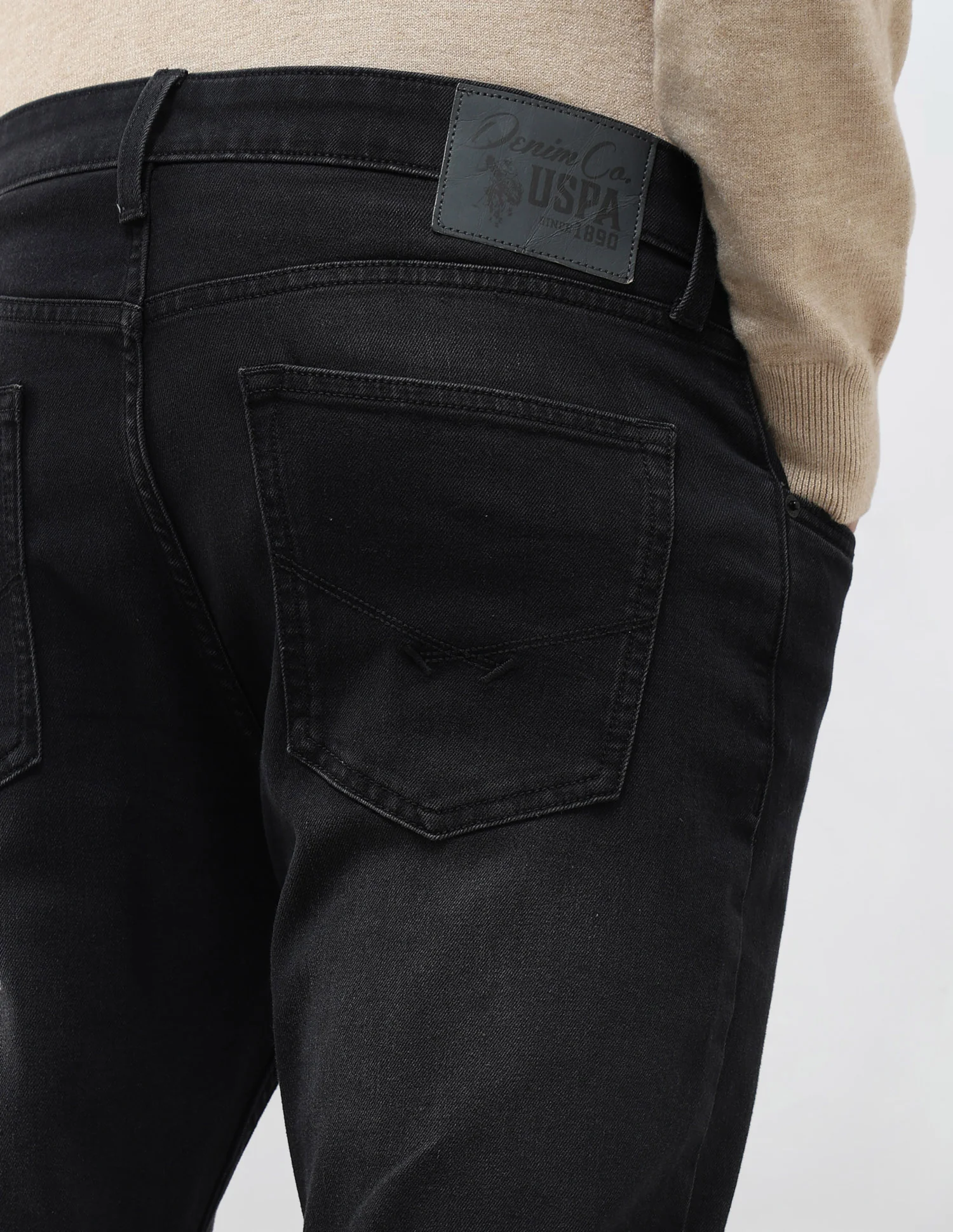 Henry Tapered Fit Whiskered Jeans - Image 8