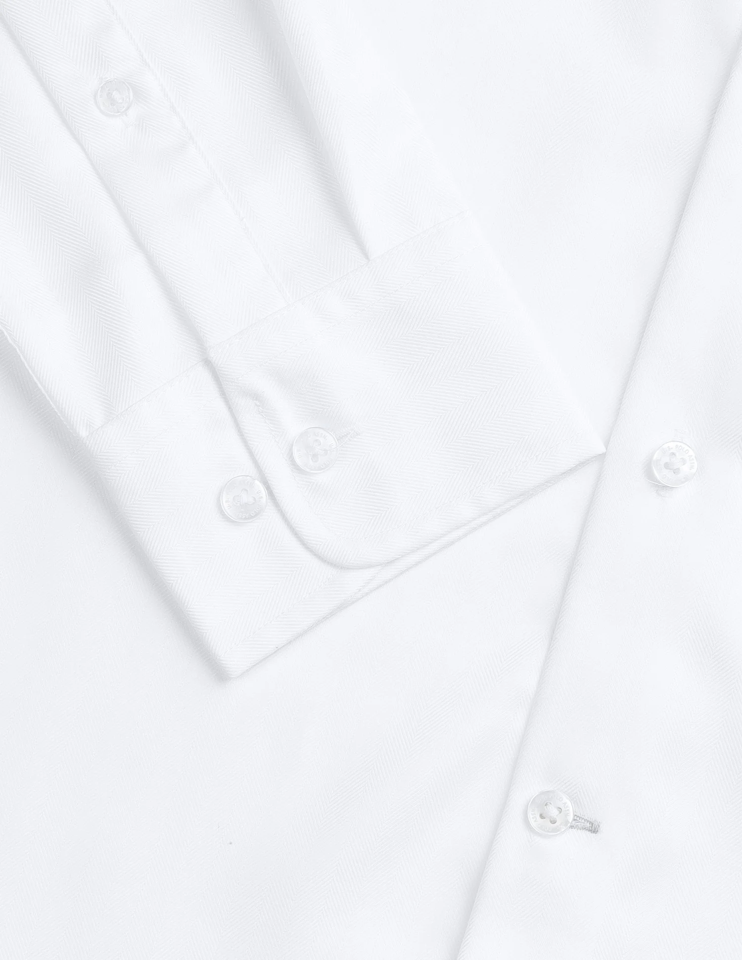 Herringbone Tailored Fit Shirt - Image 8