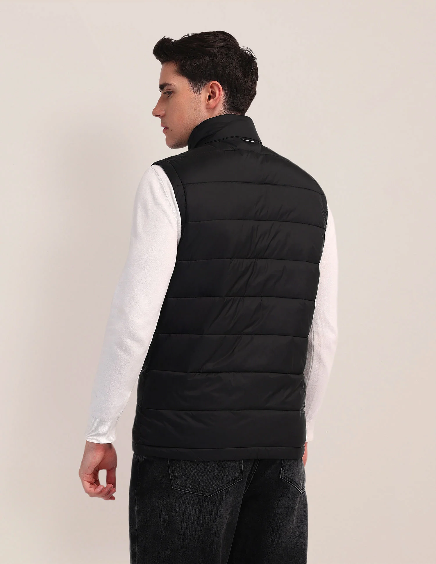 High Neck Padded Jacket - Image 5