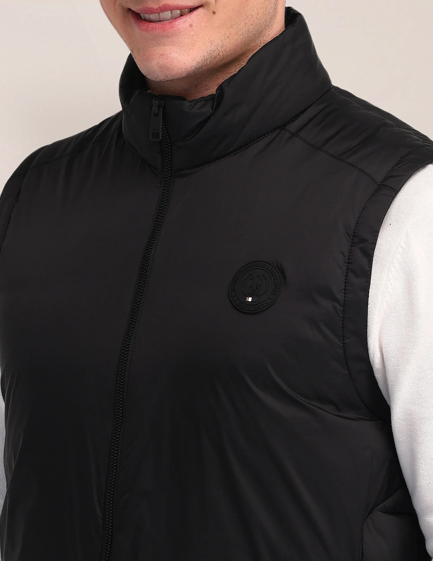 High Neck Padded Jacket - Image 7