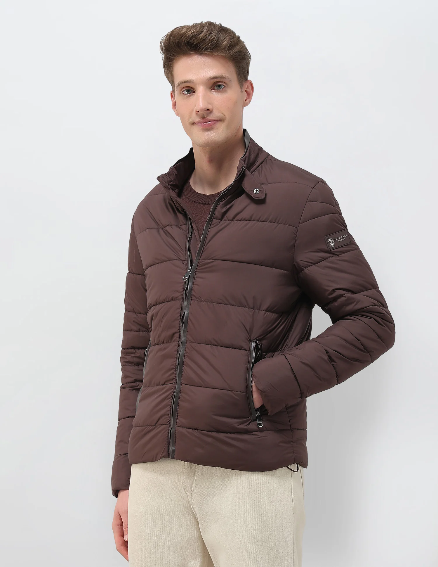 High Neck Puffer Jacket - Image 4