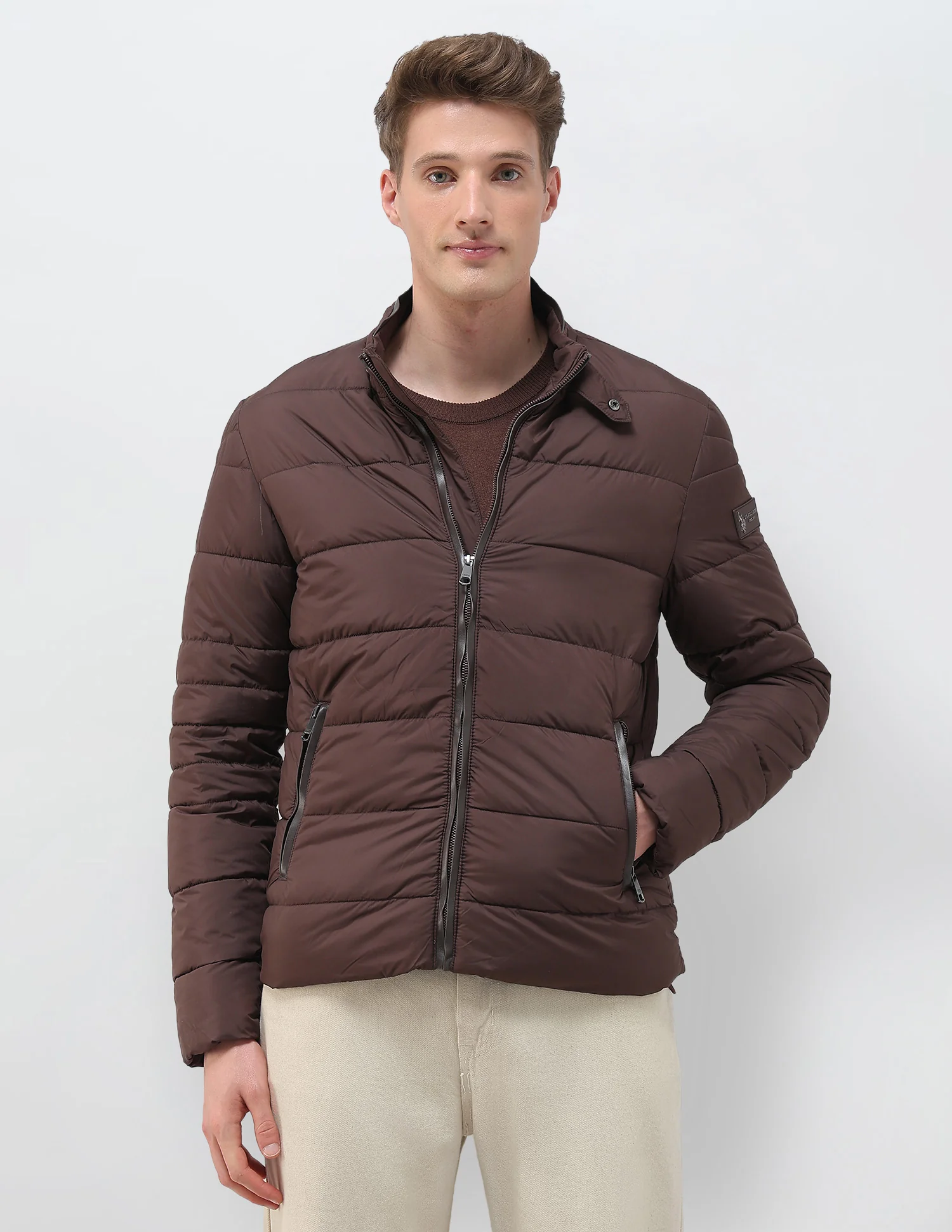 High Neck Puffer Jacket - Image 6