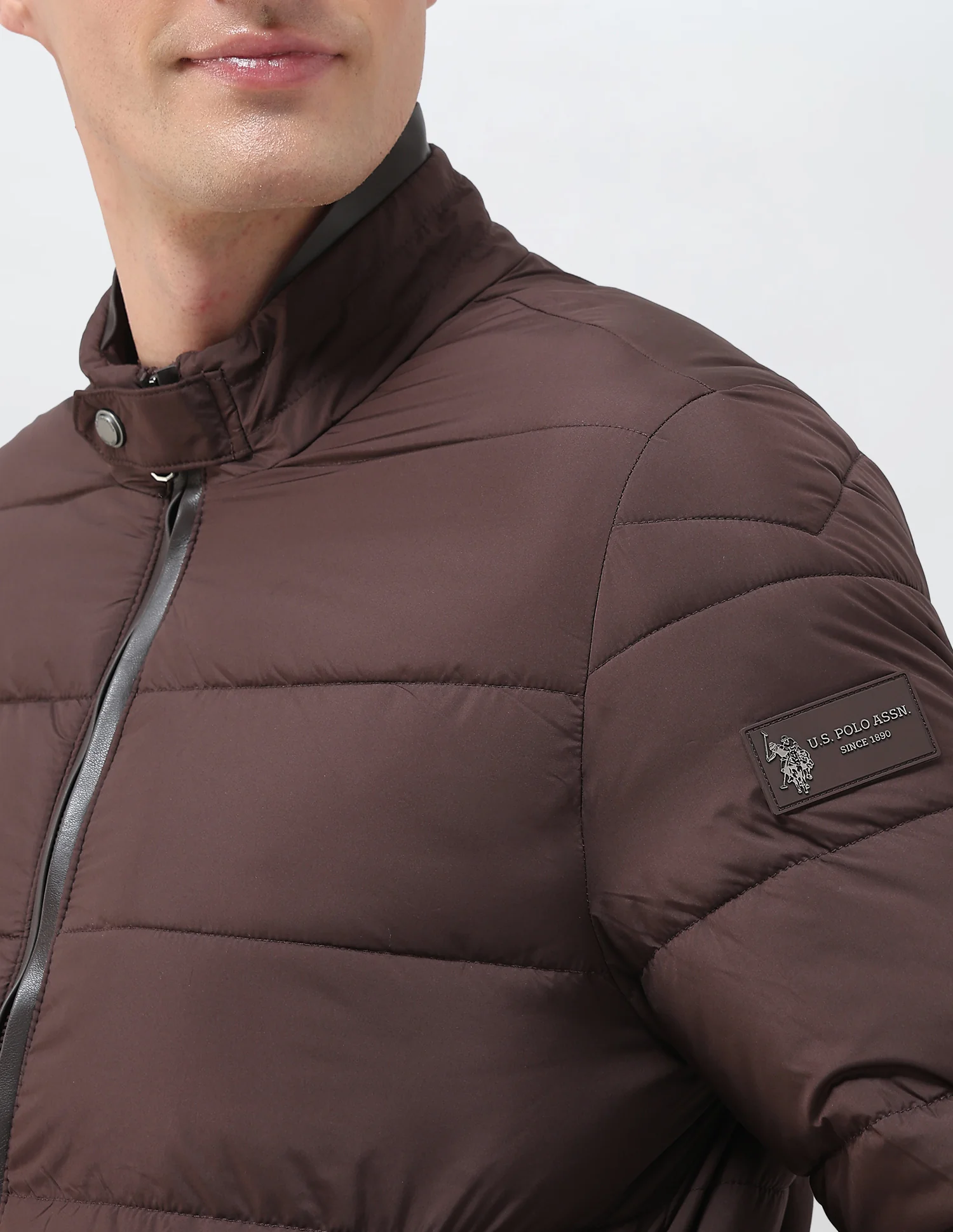 High Neck Puffer Jacket - Image 7