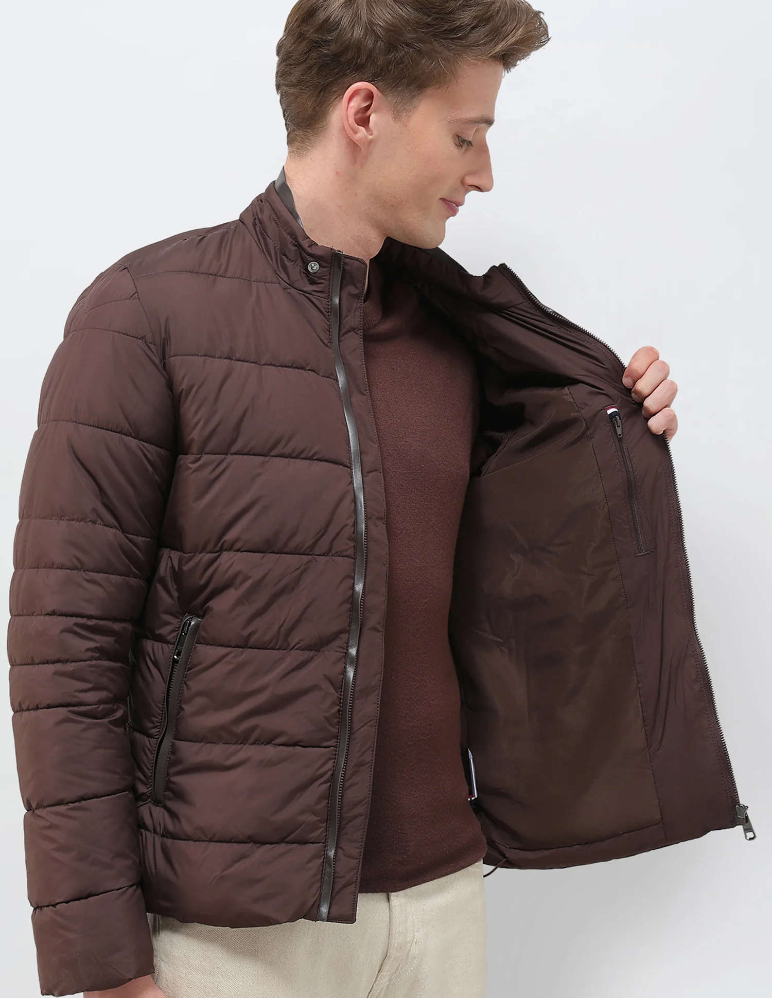 High Neck Puffer Jacket - Image 8