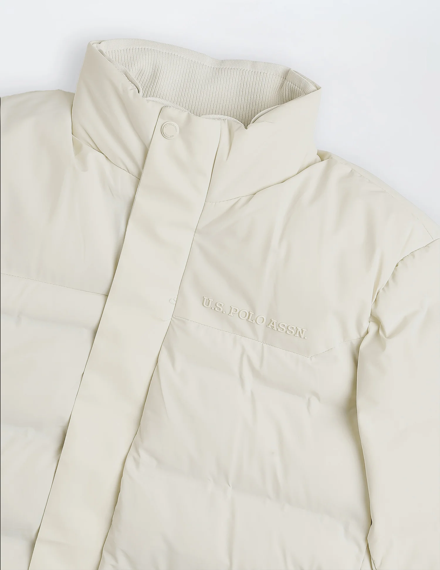 High Neck Regular Fit Smart Heat Jacket - Image 2
