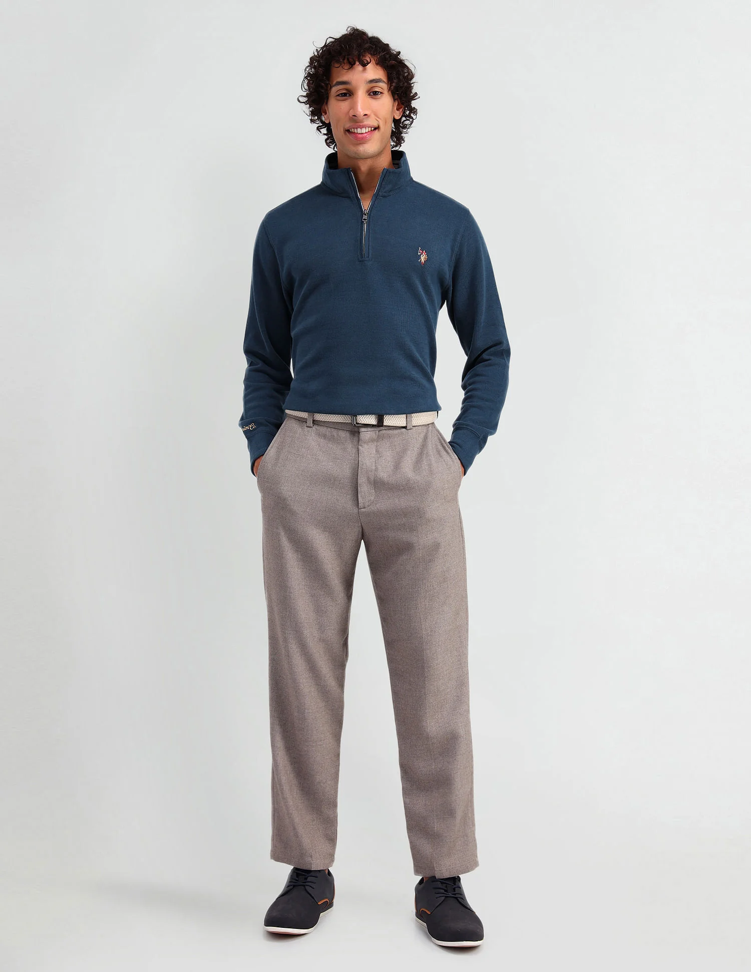 High Neck Regular Fit Sweatshirt - Image 3