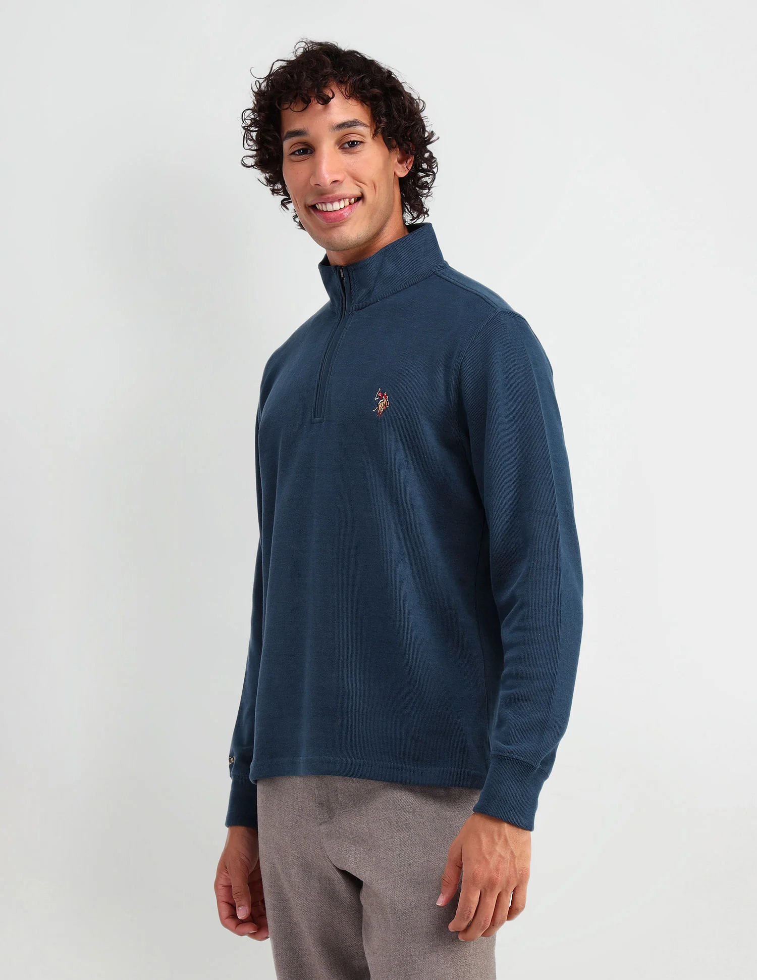 High Neck Regular Fit Sweatshirt - Image 4