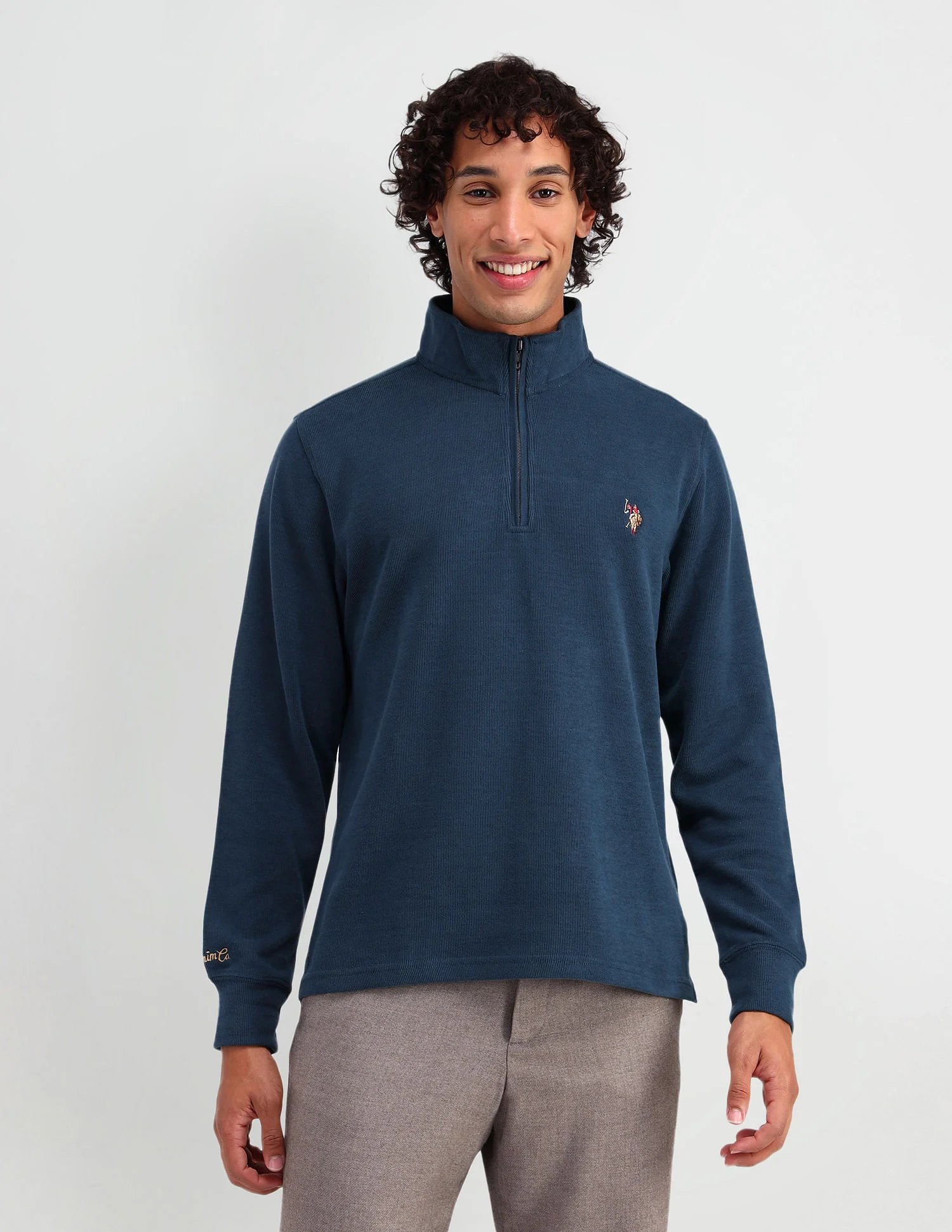 High Neck Regular Fit Sweatshirt - Image 6