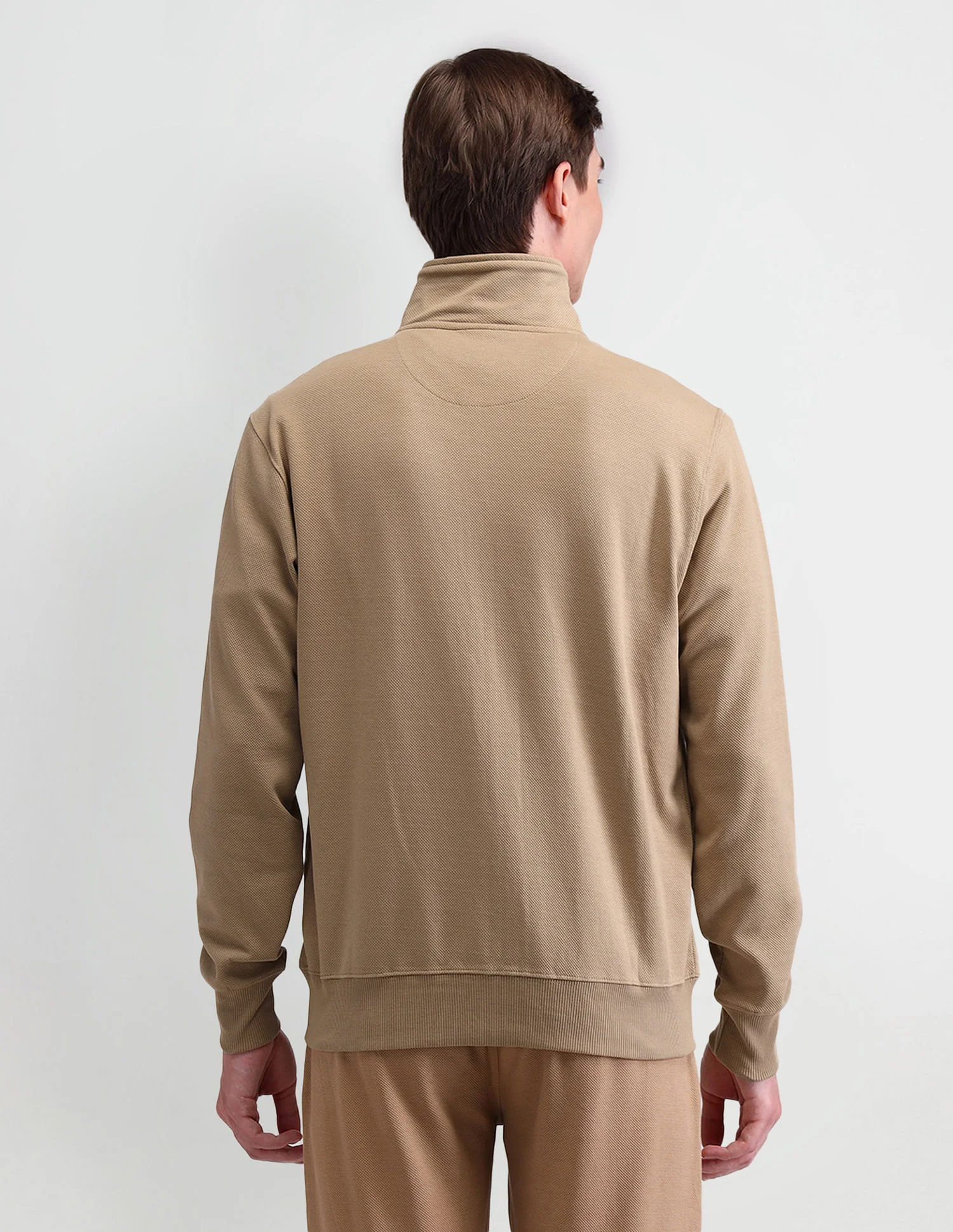 High Neck Slim Fit Sweatshirt - Image 5