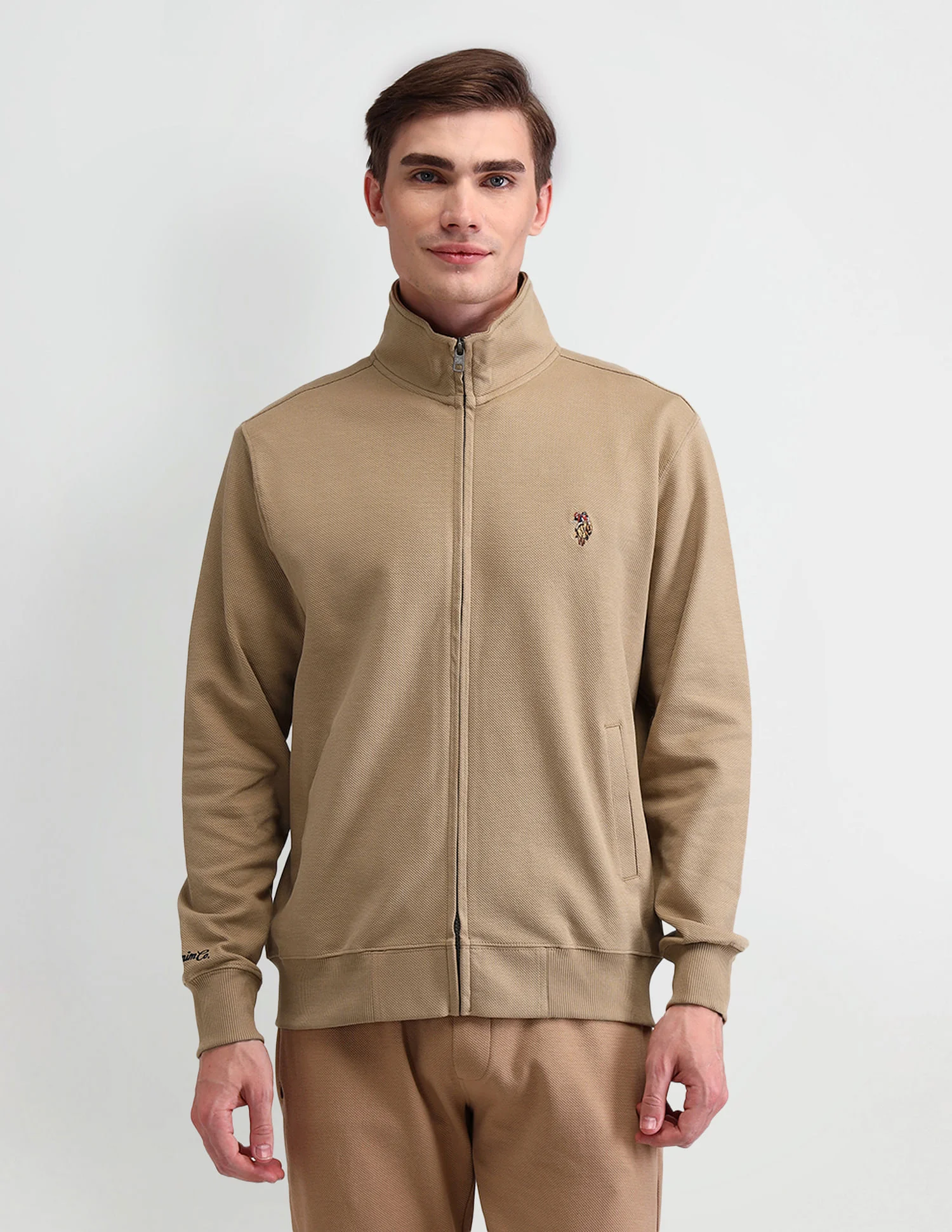 High Neck Slim Fit Sweatshirt - Image 6