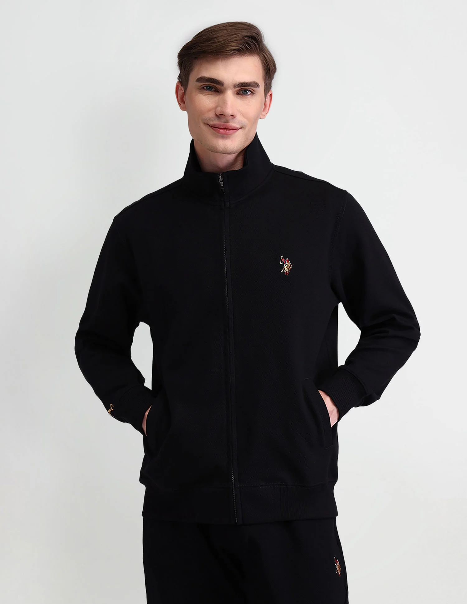 High Neck Slim Fit Sweatshirt - Image 6