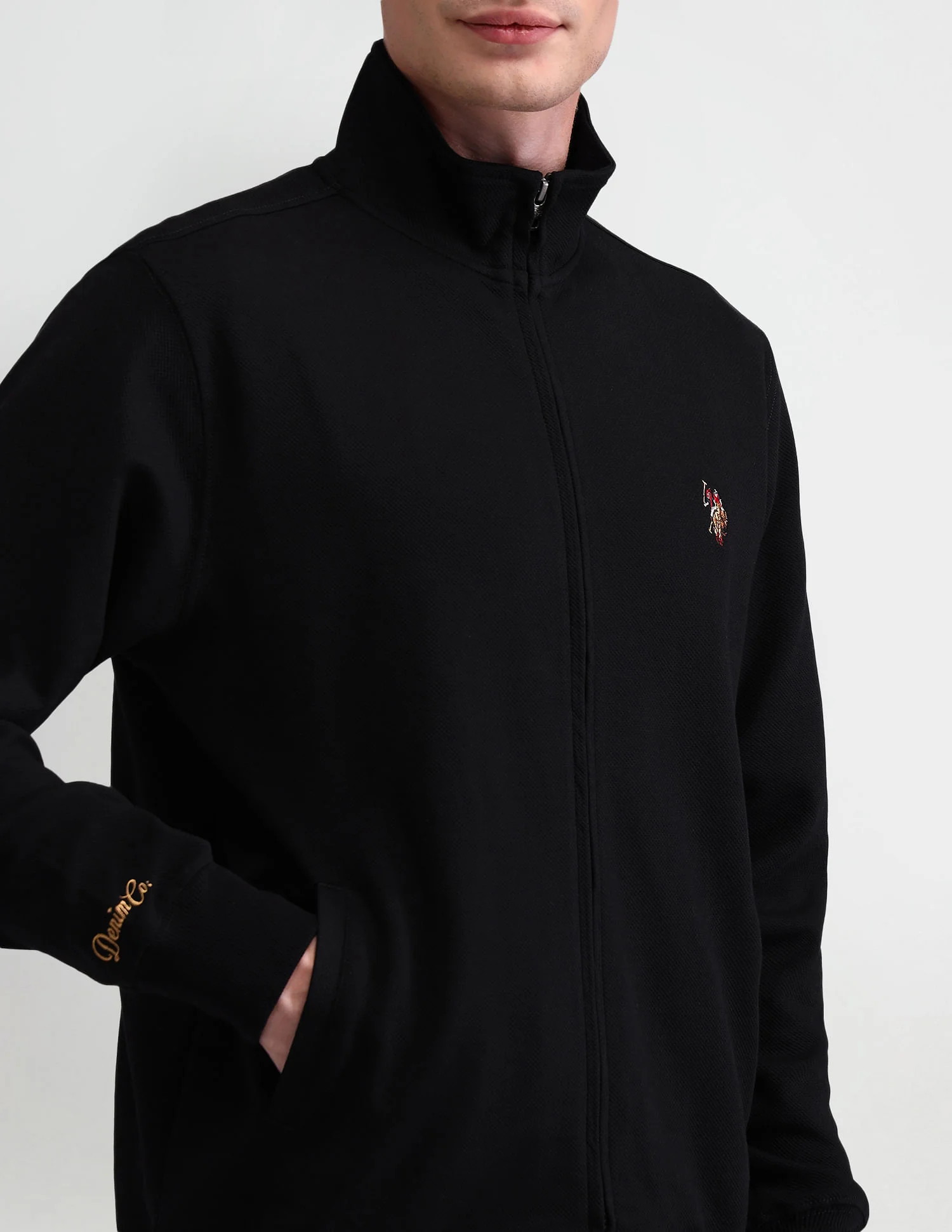 High Neck Slim Fit Sweatshirt - Image 7