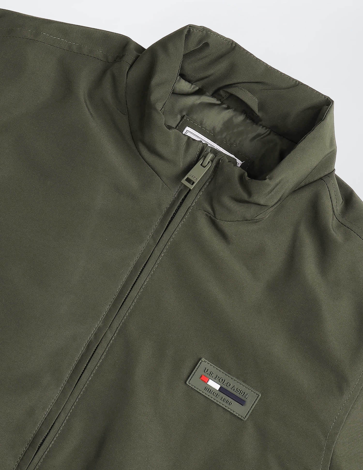 High Neck Solid Jacket - Image 2