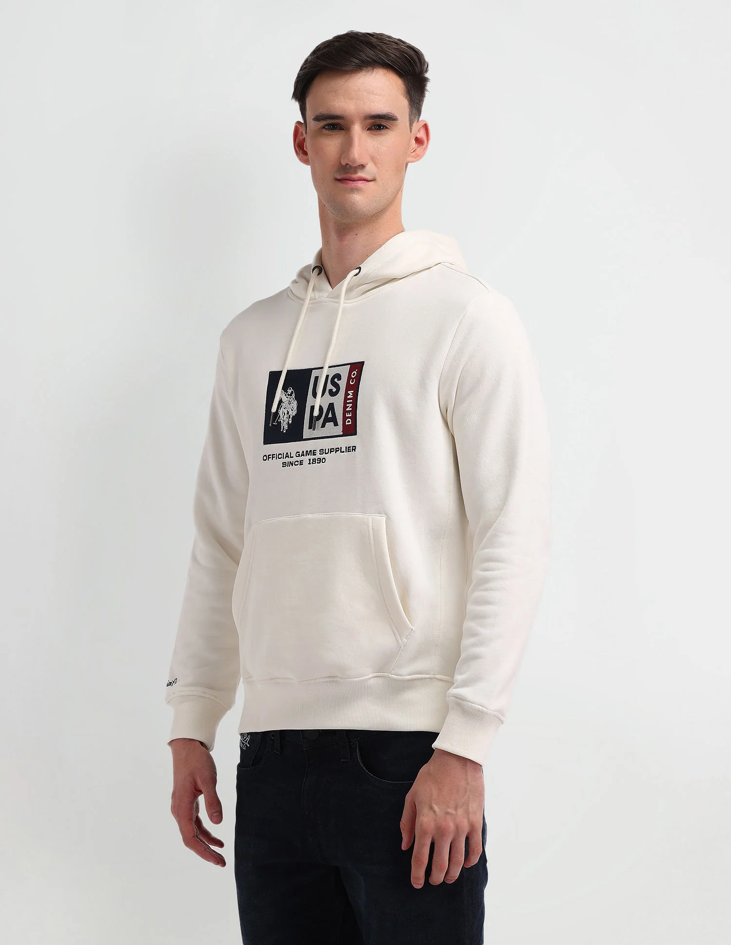 Hooded Brand Appliqued Sweatshirt - Image 4