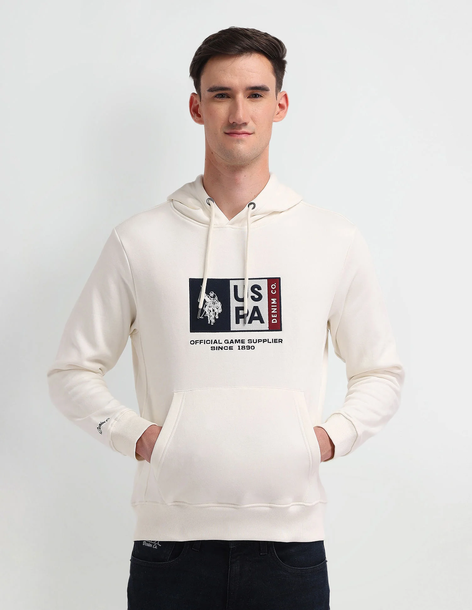 Hooded Brand Appliqued Sweatshirt - Image 6